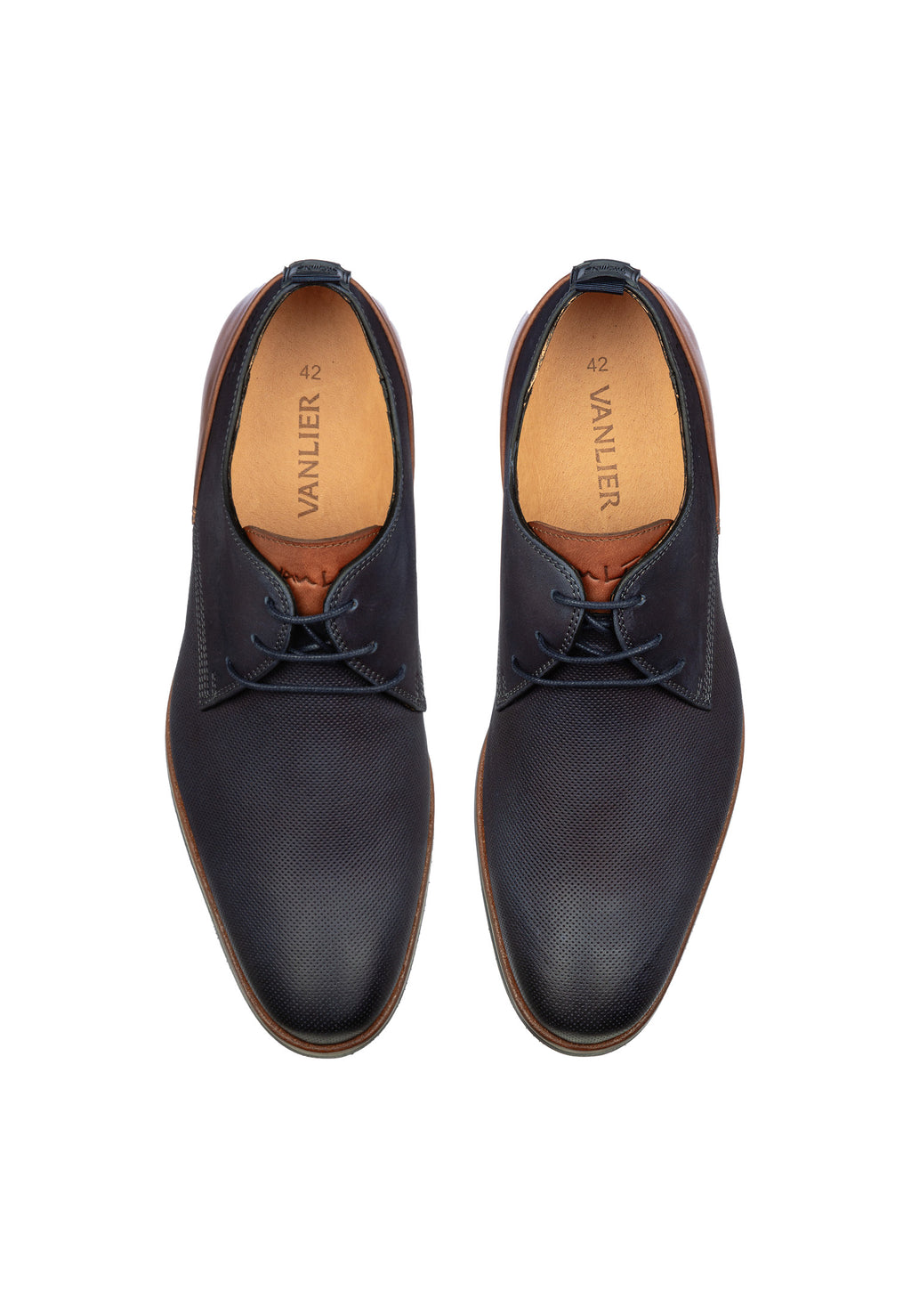 Navy nubuck Sabinus veterschoen