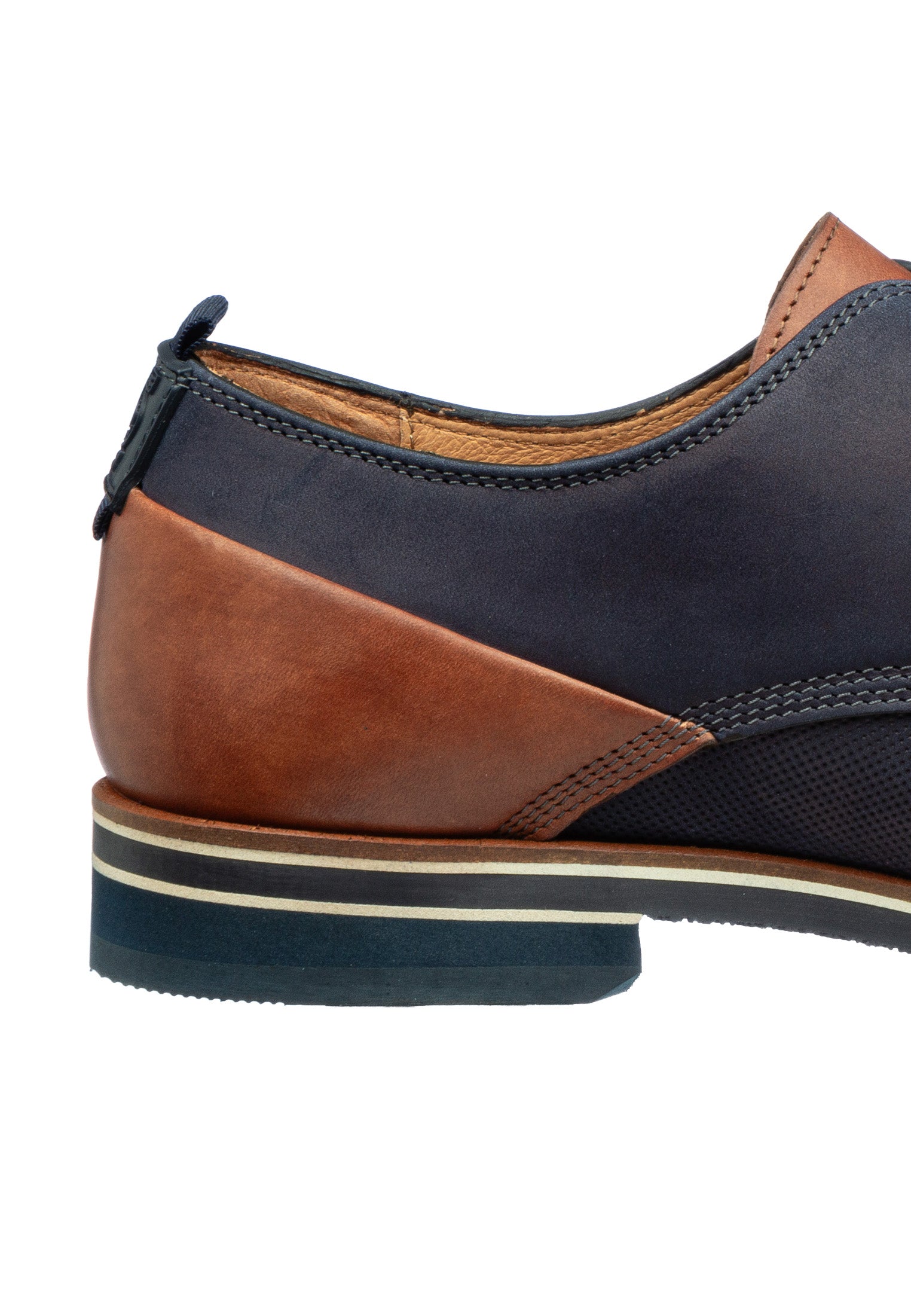 Navy nubuck Sabinus veterschoen