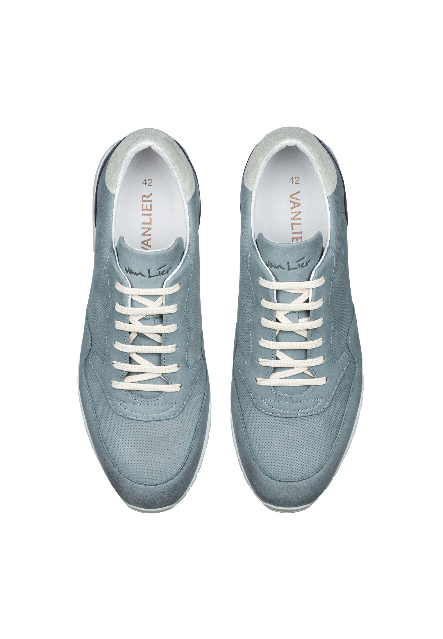 Grijs blauw nubuck Chavar sneaker