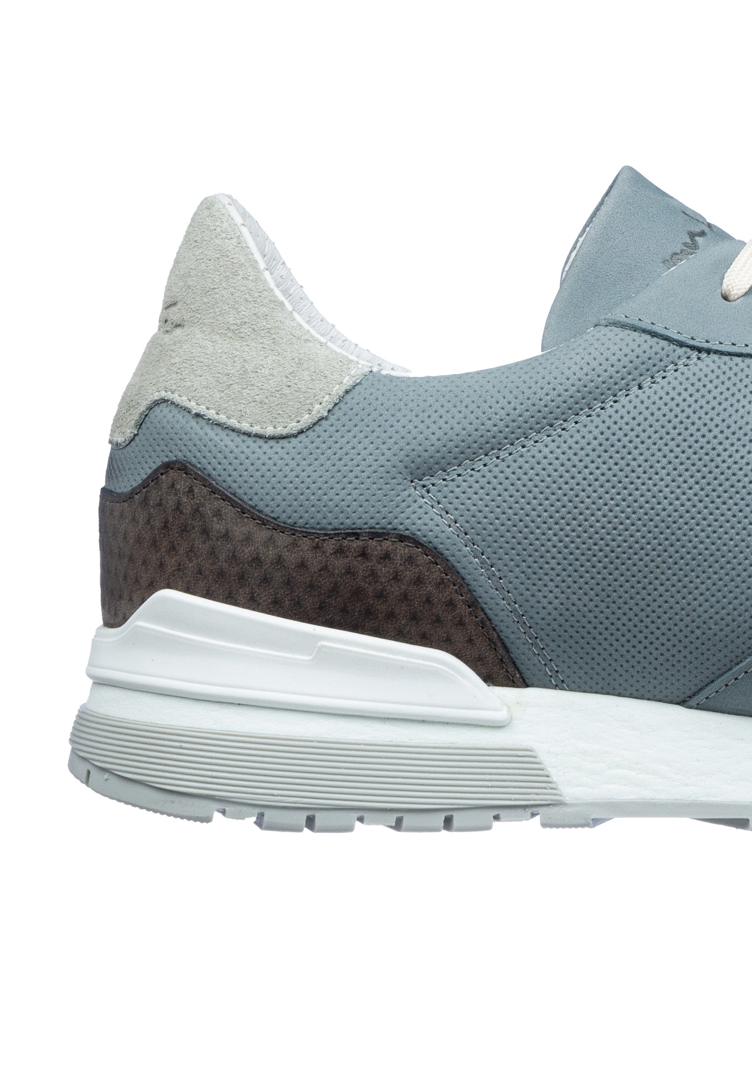 Grijs blauw nubuck Chavar sneaker