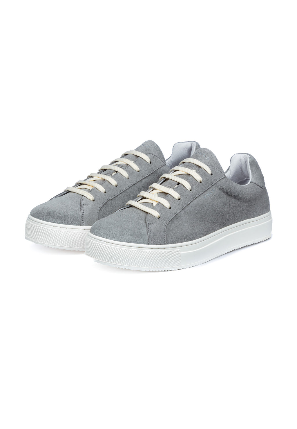 Gray suede Maurizio sneaker