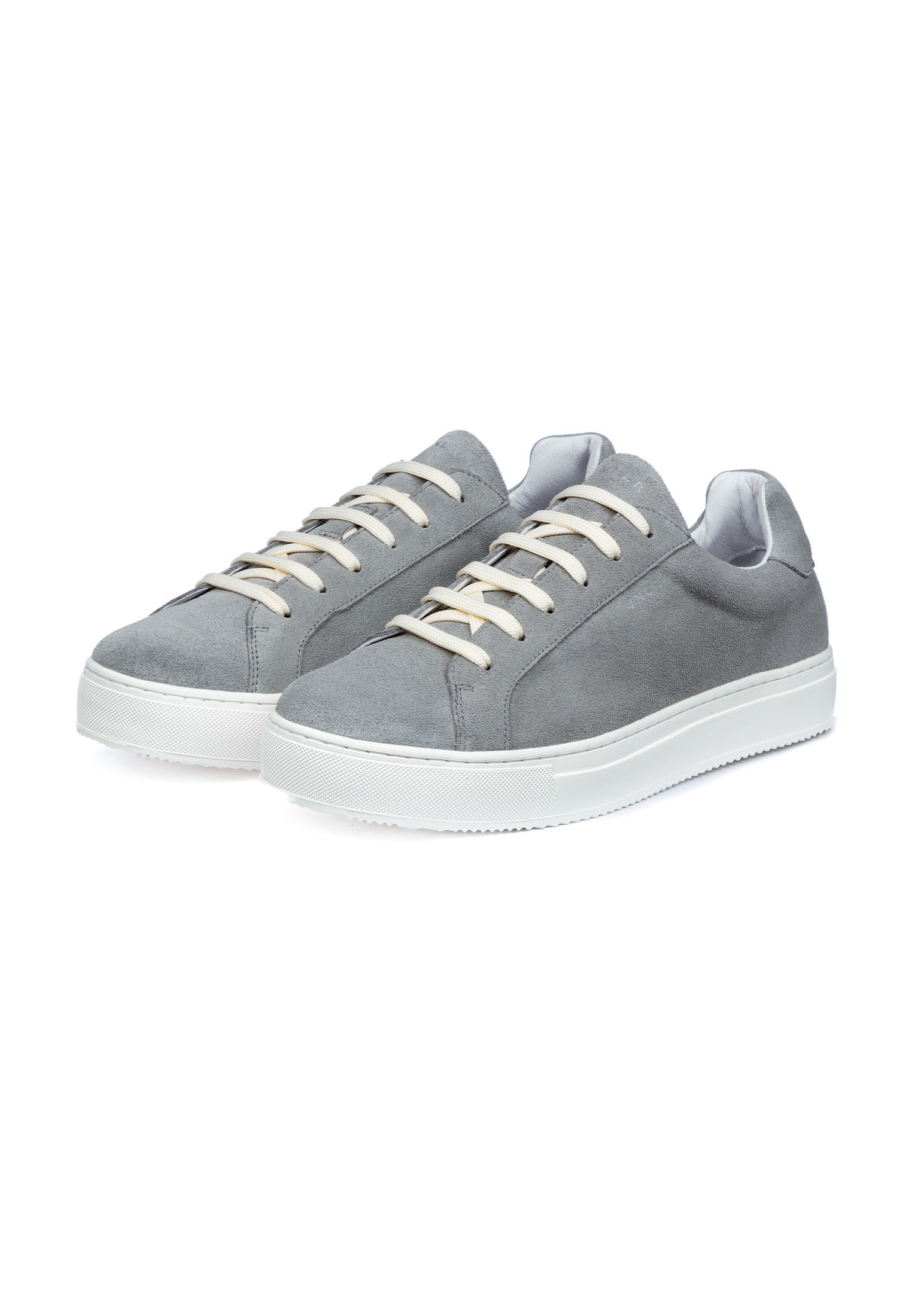 Gray suede Maurizio sneaker