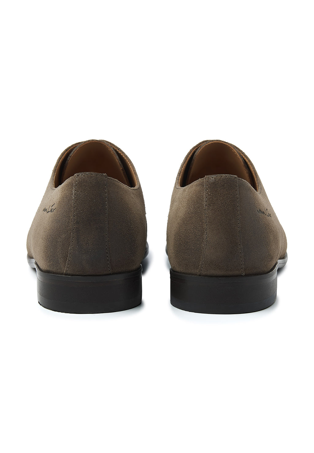 Taupe suede Egeus lace-up shoe