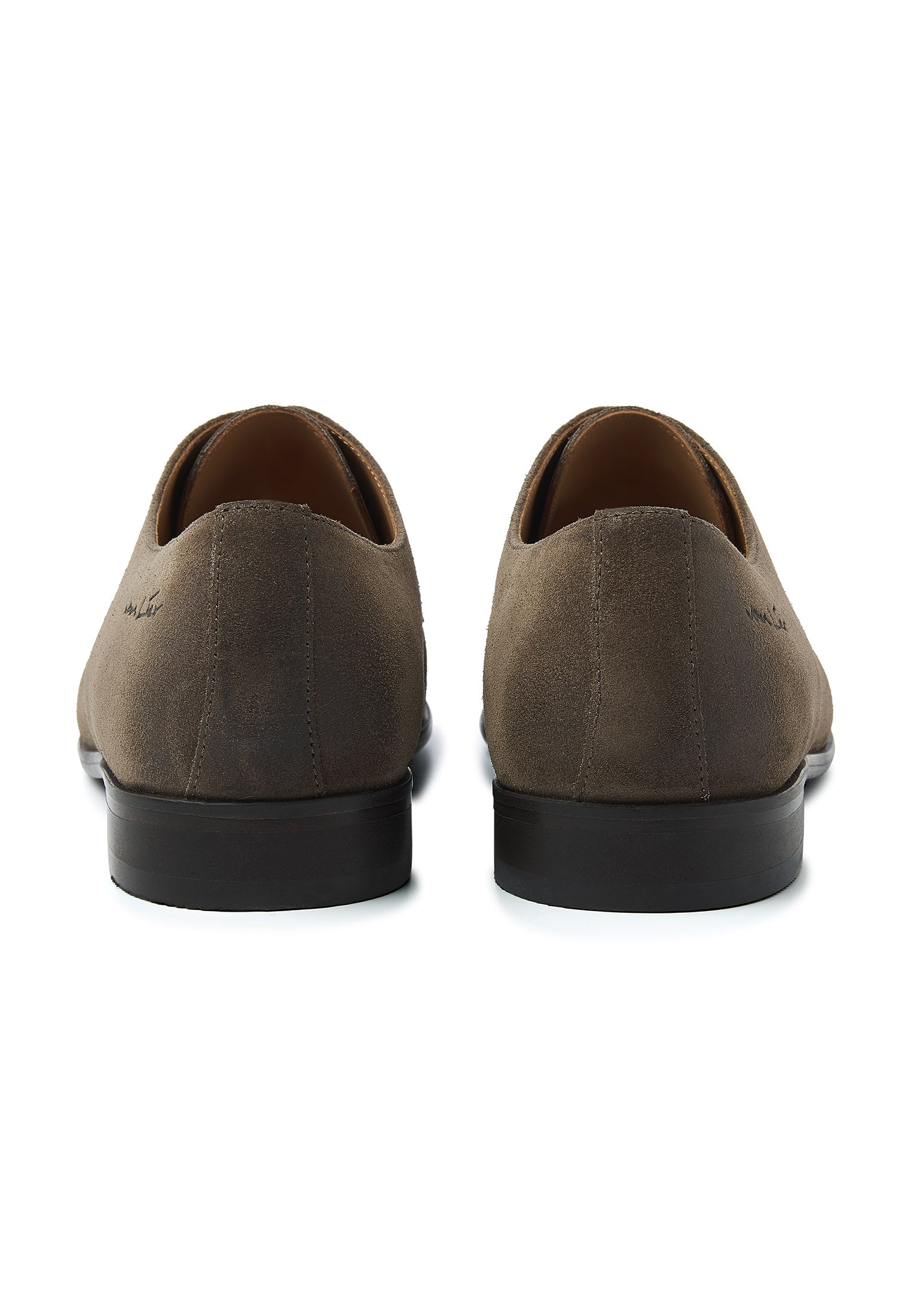 Taupe suede Egeus lace-up shoe