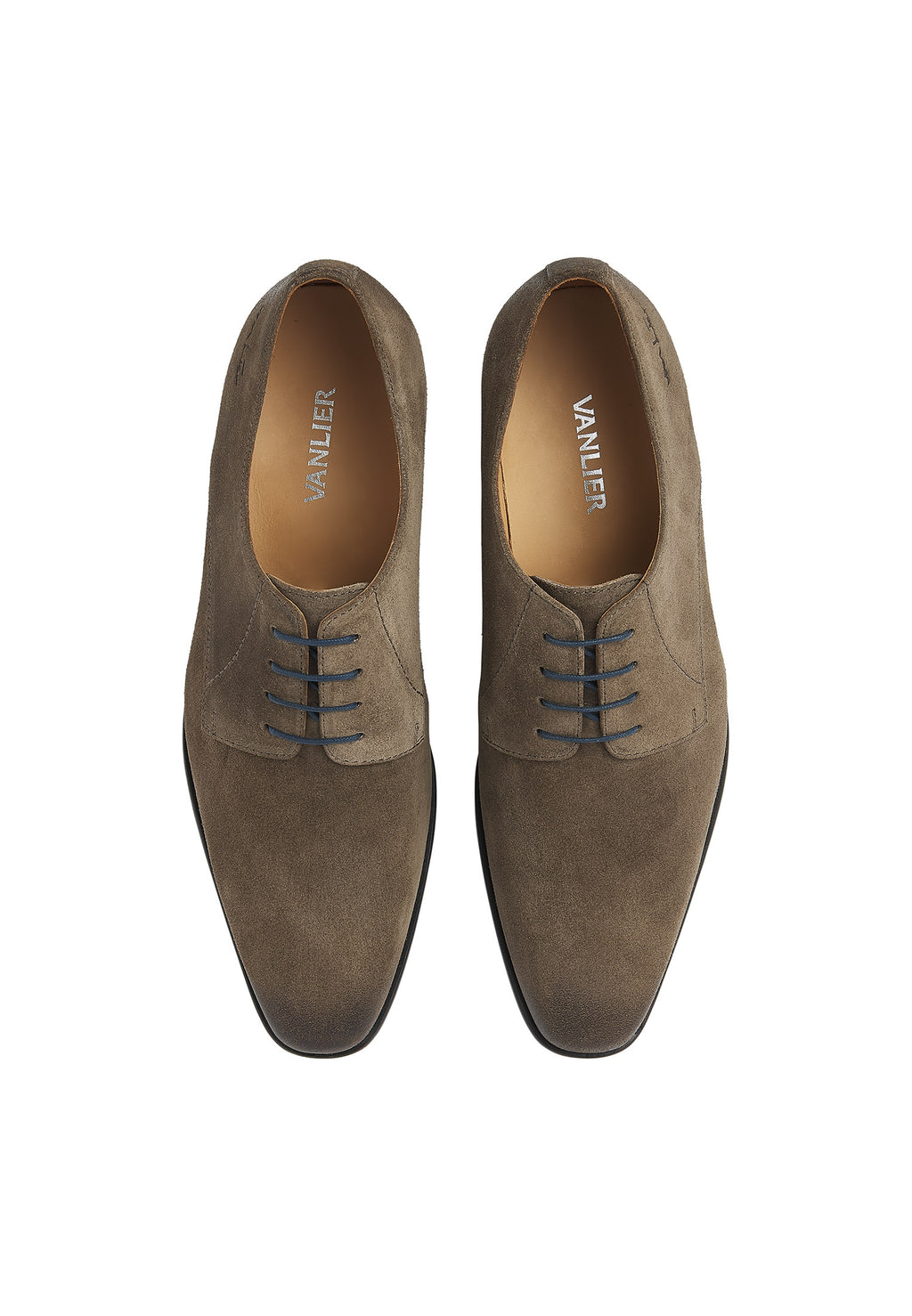 Taupe suède Egeus veterschoen