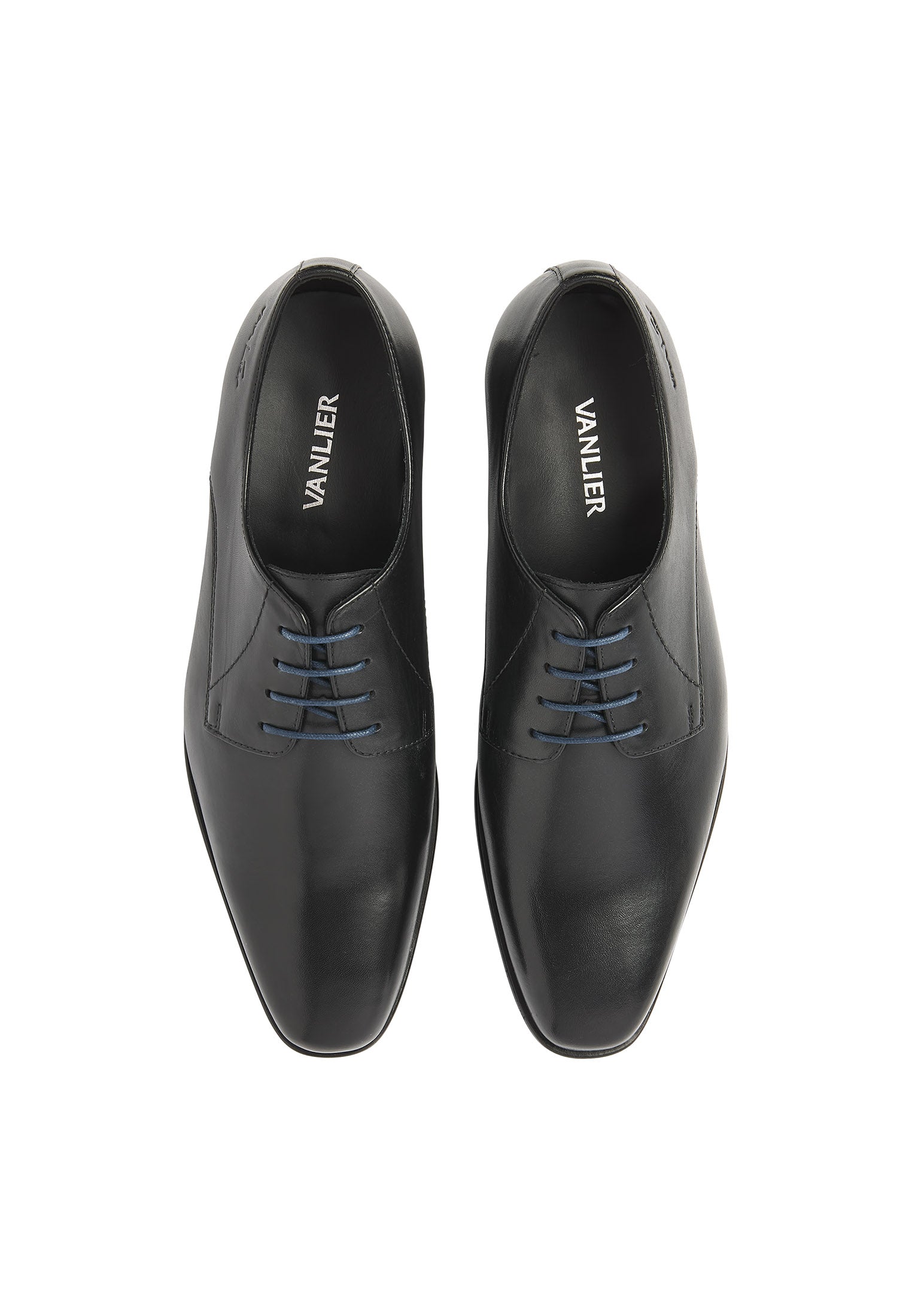 Zwart gladleren Egeus veterschoen