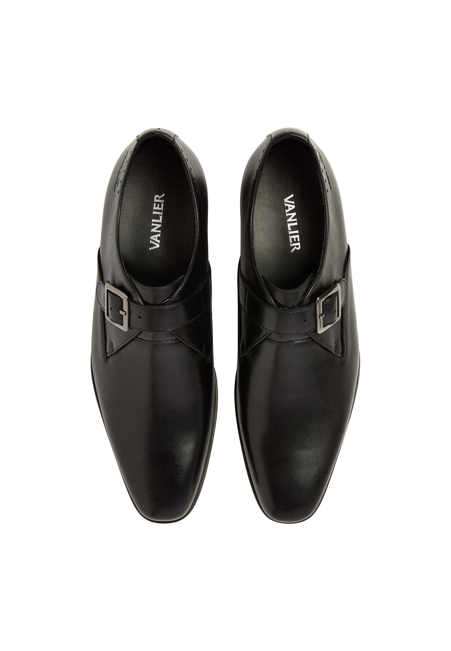 Zwart gladleren Egeus gespschoen