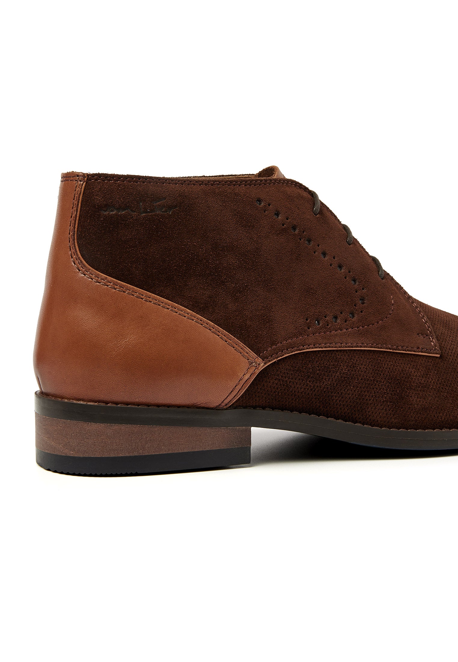 T-moro brown Vienna mid-height lace-up shoe