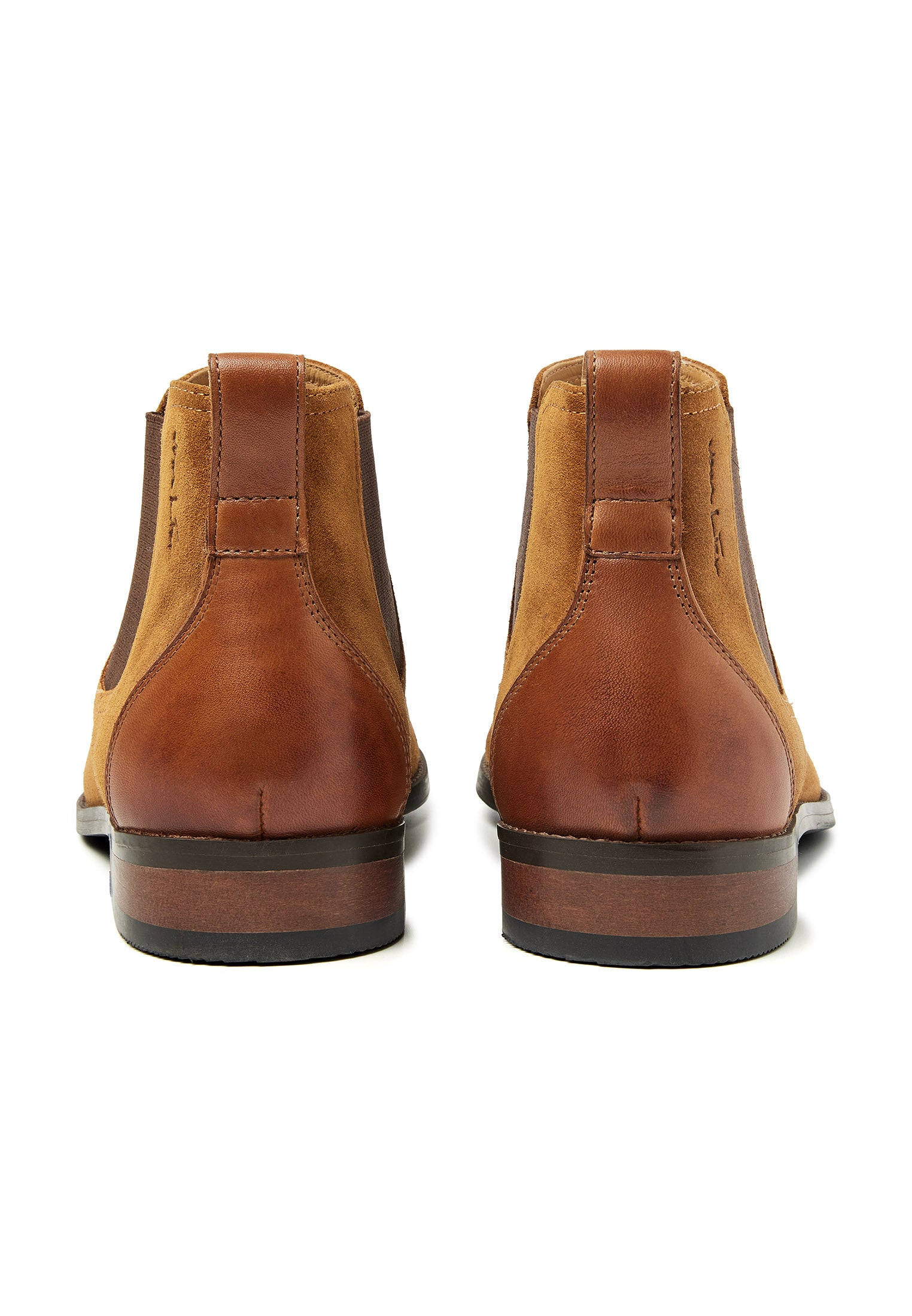 Cognac suède Vienna chelsea boot