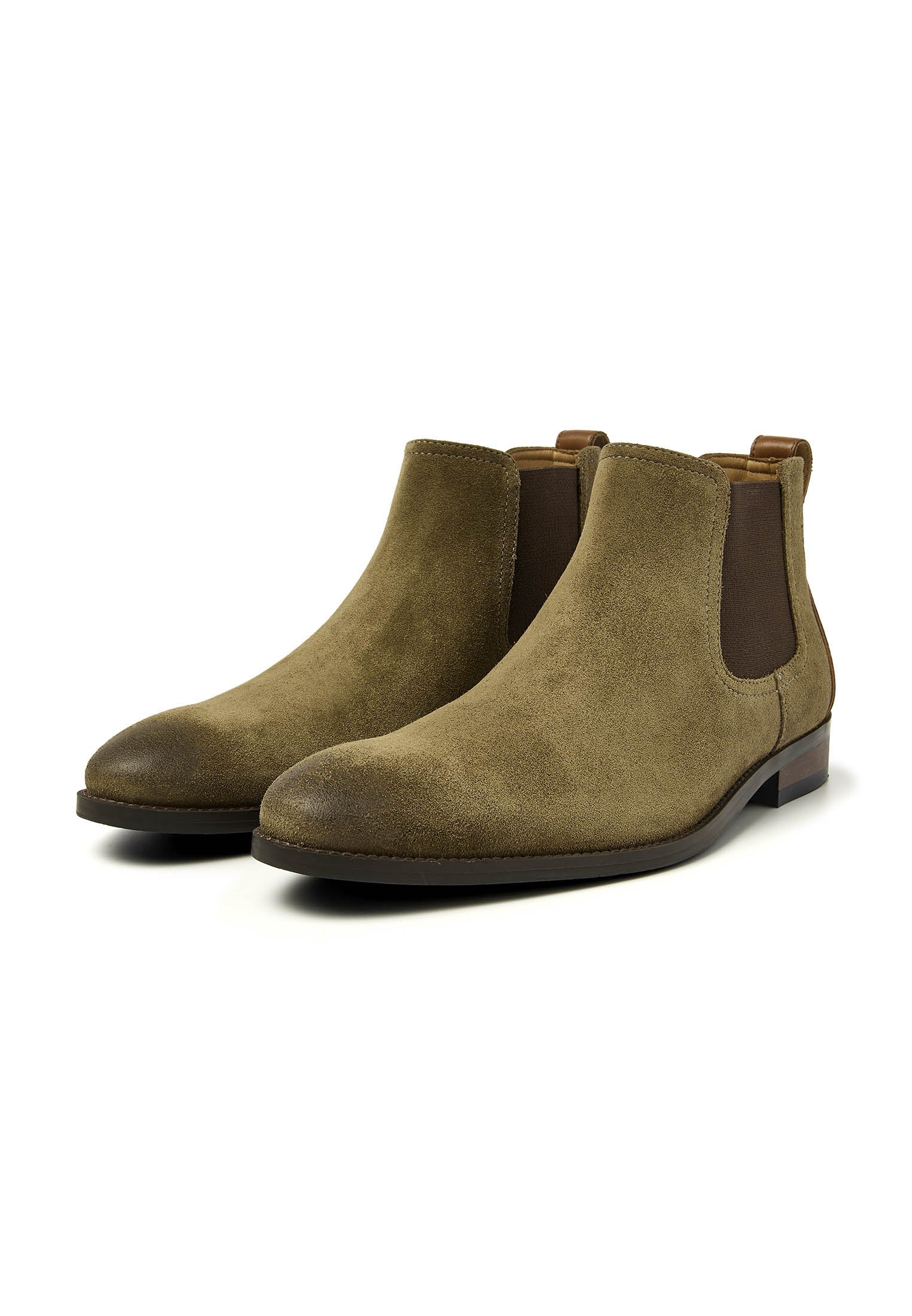 Groen suède Vienna chelsea boot