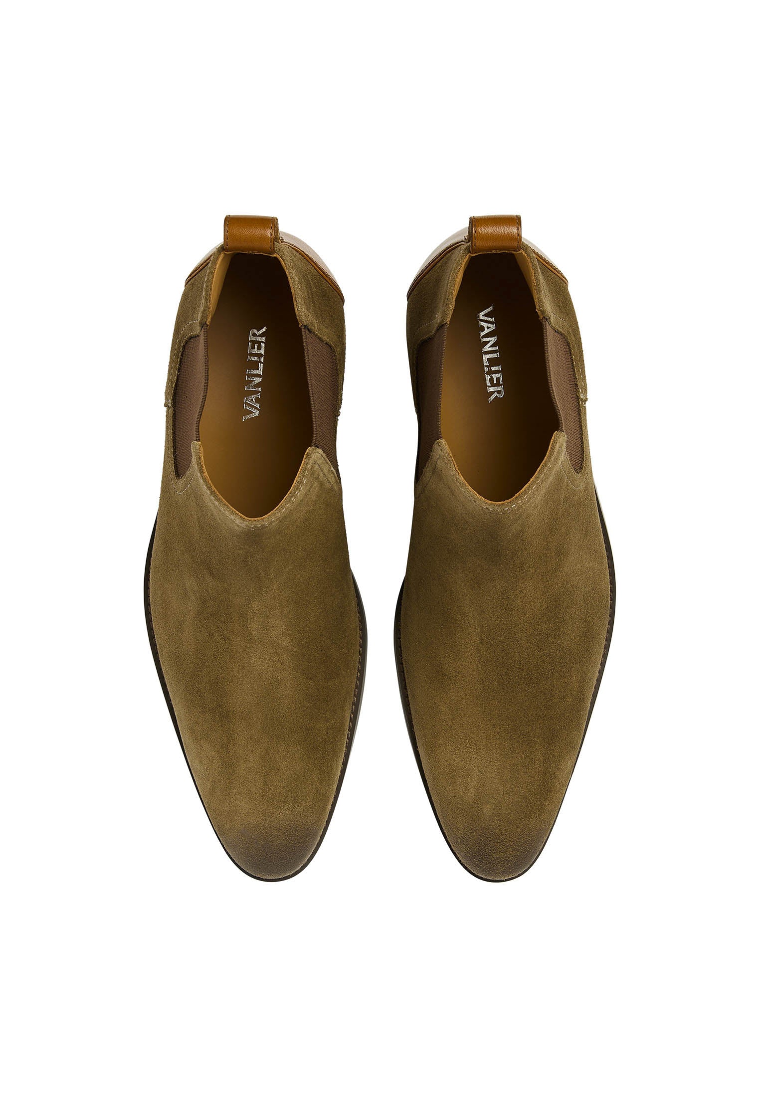 Grijsgroen suède Vienna chelsea boot