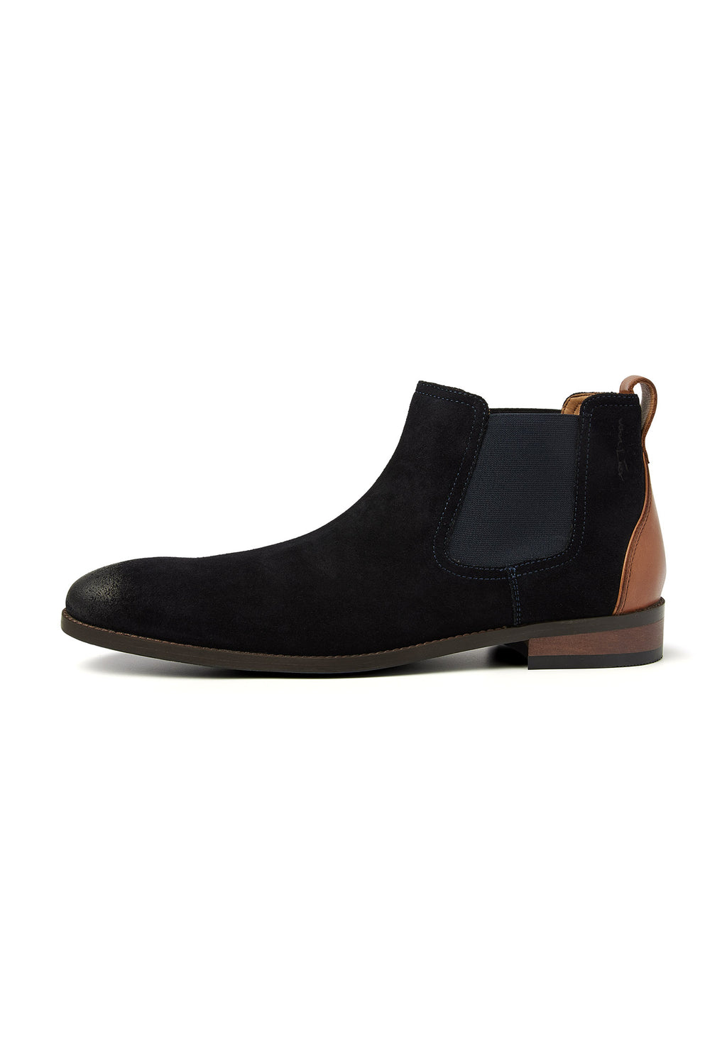 Navy suède Vienna chelsea boot