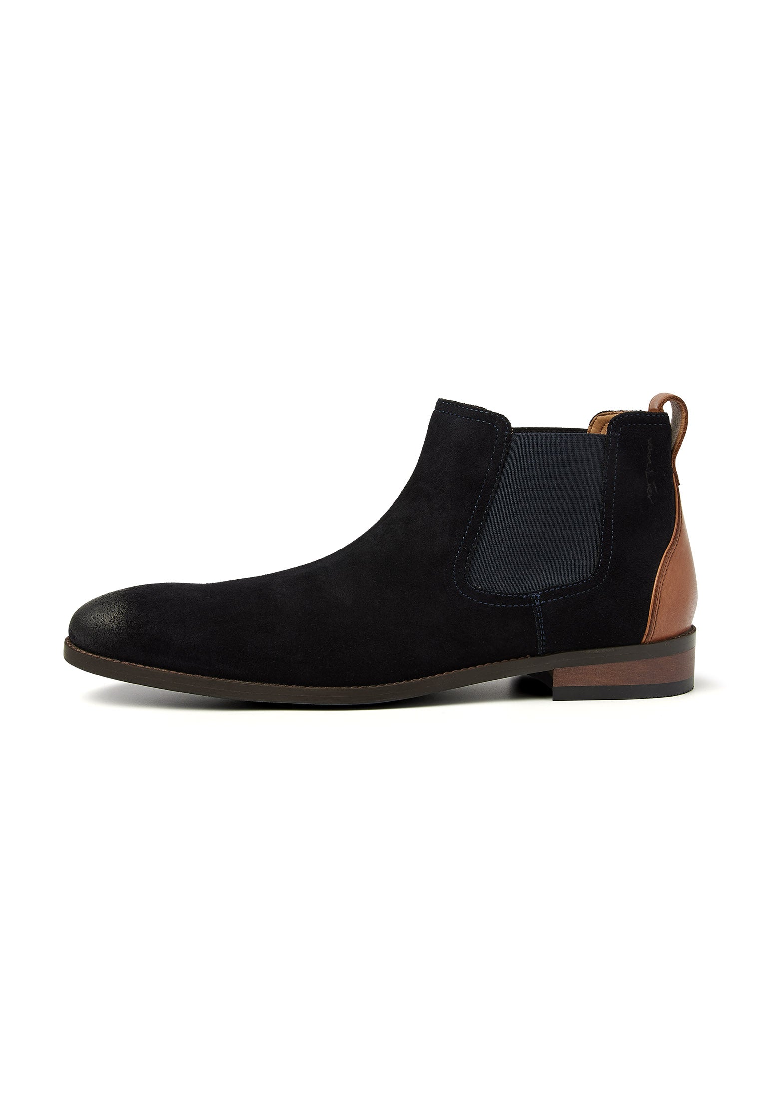 Navy suède Vienna chelsea boot