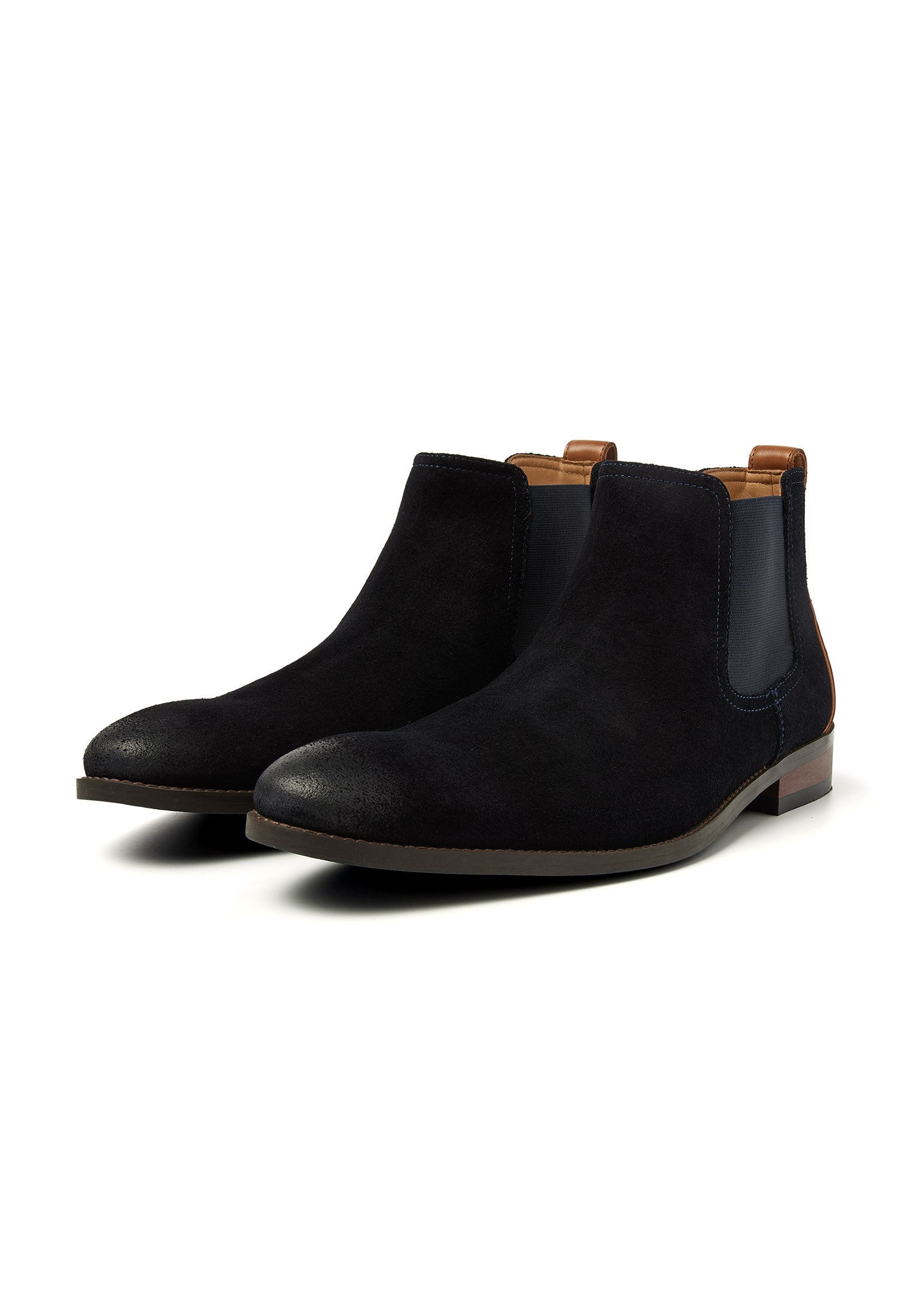 Navy suède Vienna chelsea boot