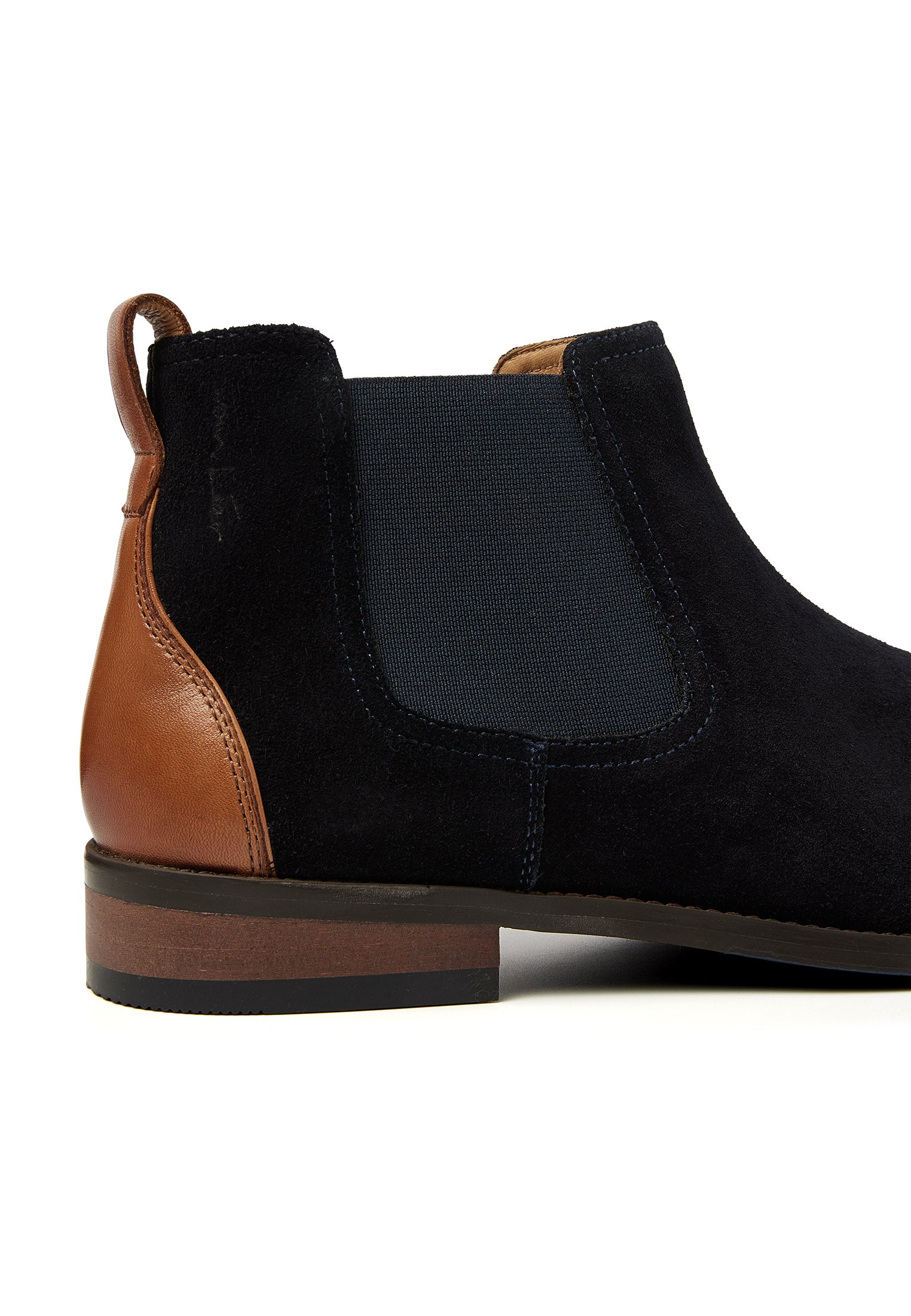 Navy suède Vienna chelsea boot