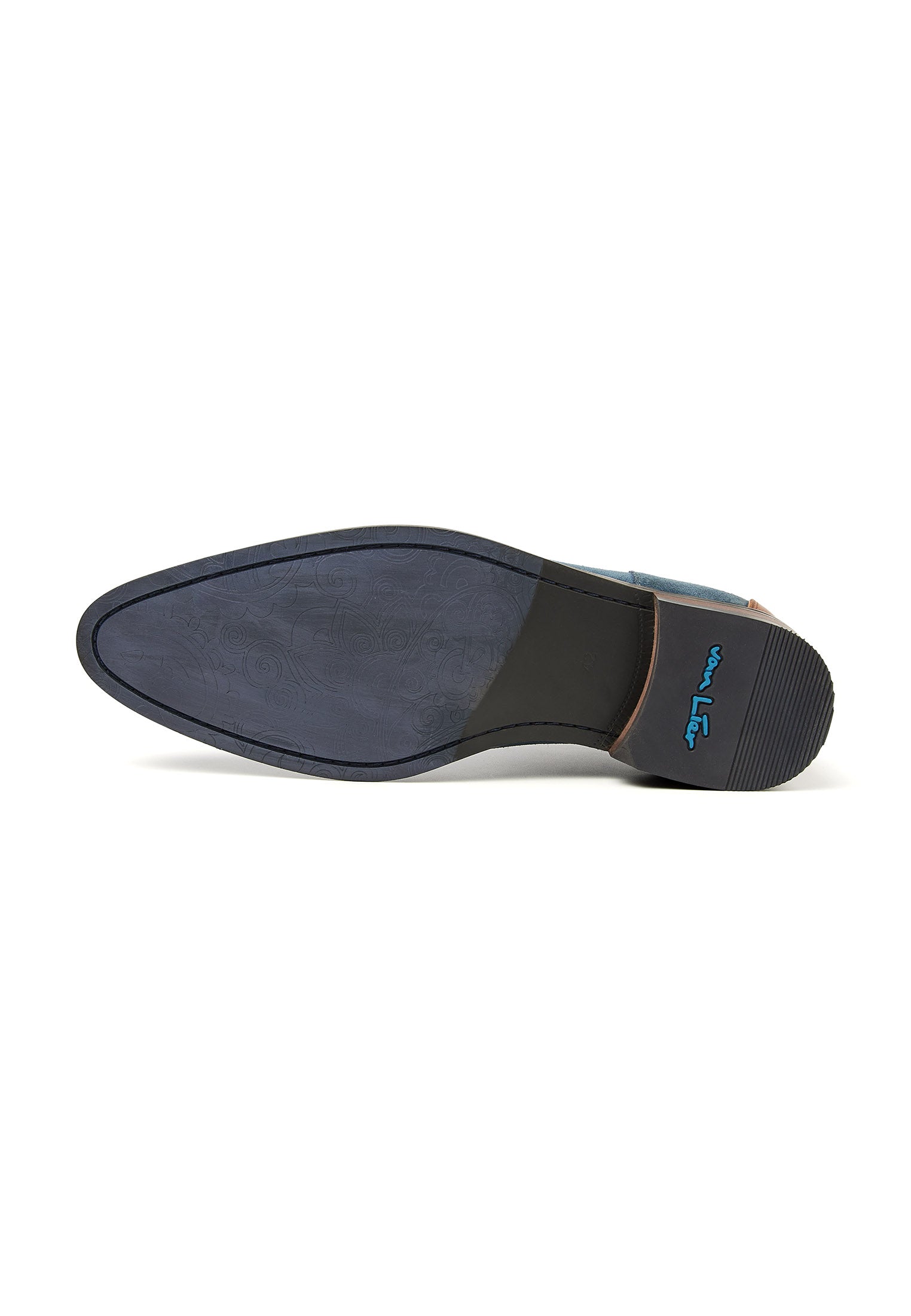 Blauw suède Vienna chelsea boot