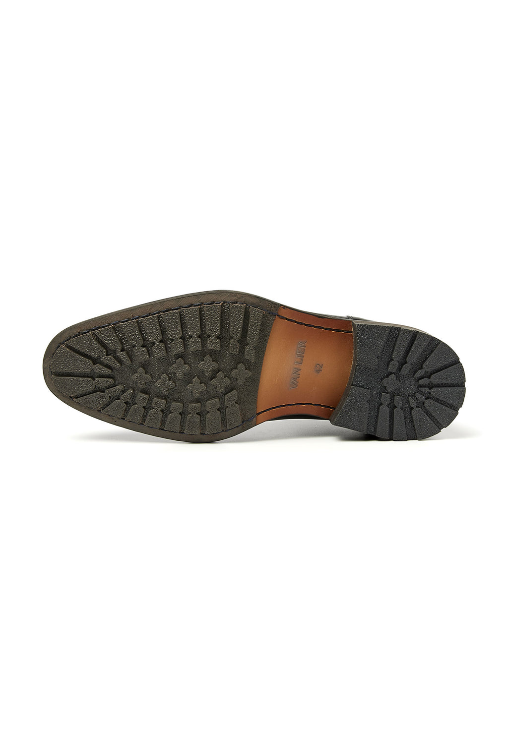Zwart gladleren Montana chelsea boot
