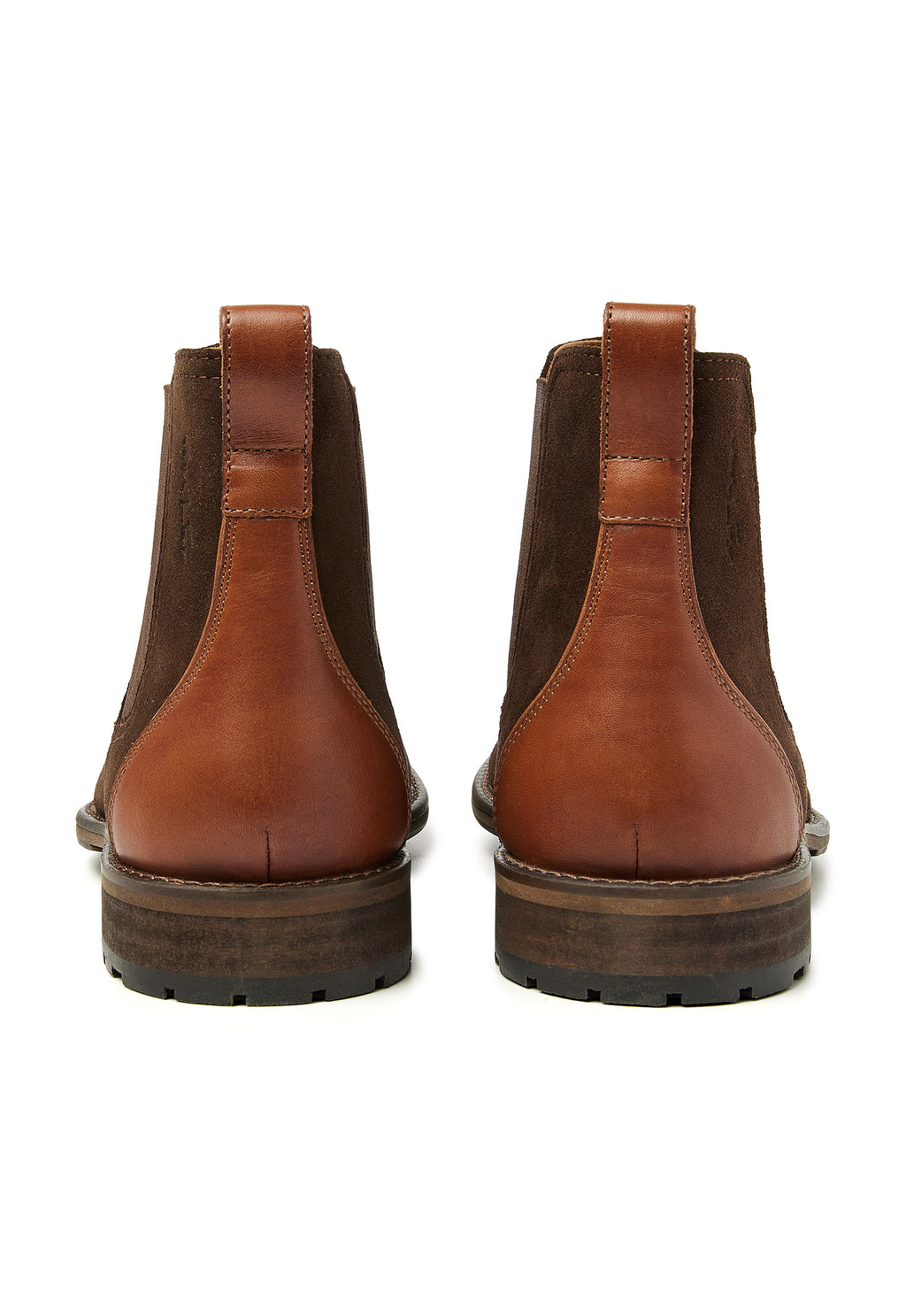 Testa di moro bruin suède Montana chelsea boot