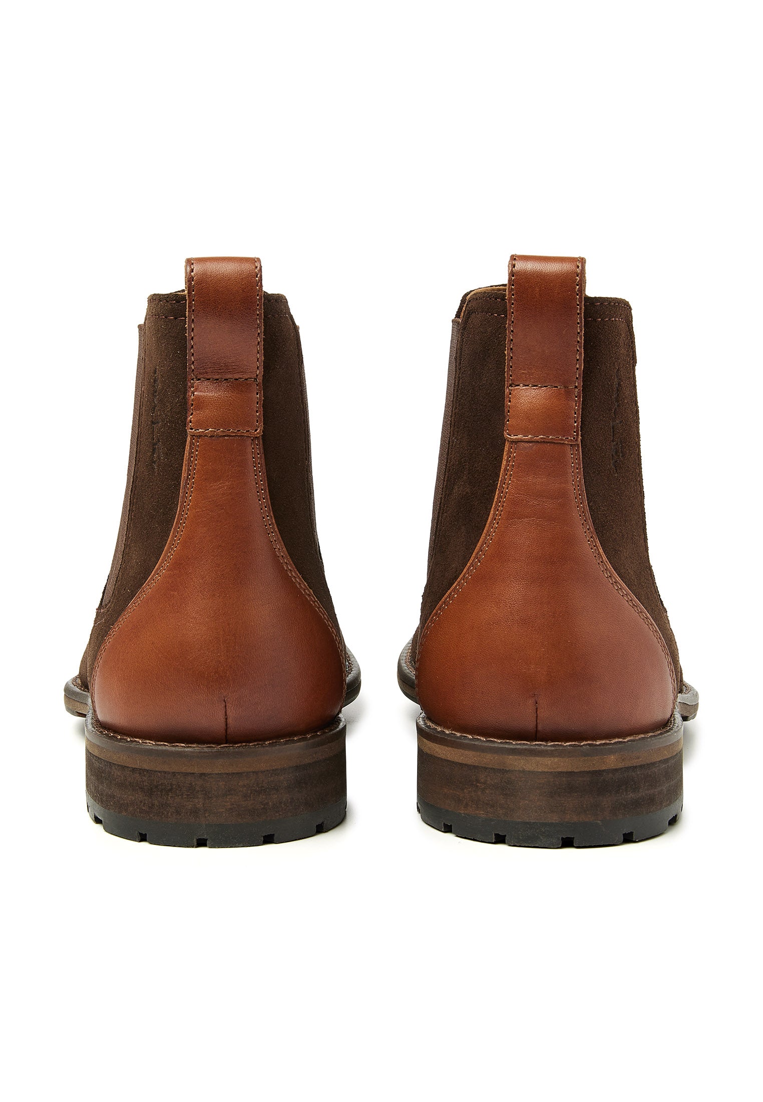 Testa di moro bruin suède Montana chelsea boot