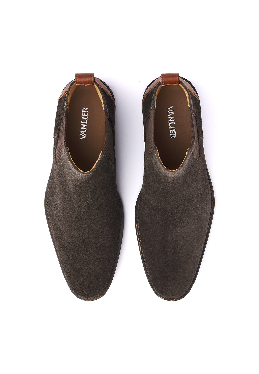 Testa di moro bruin suède Montana chelsea boot