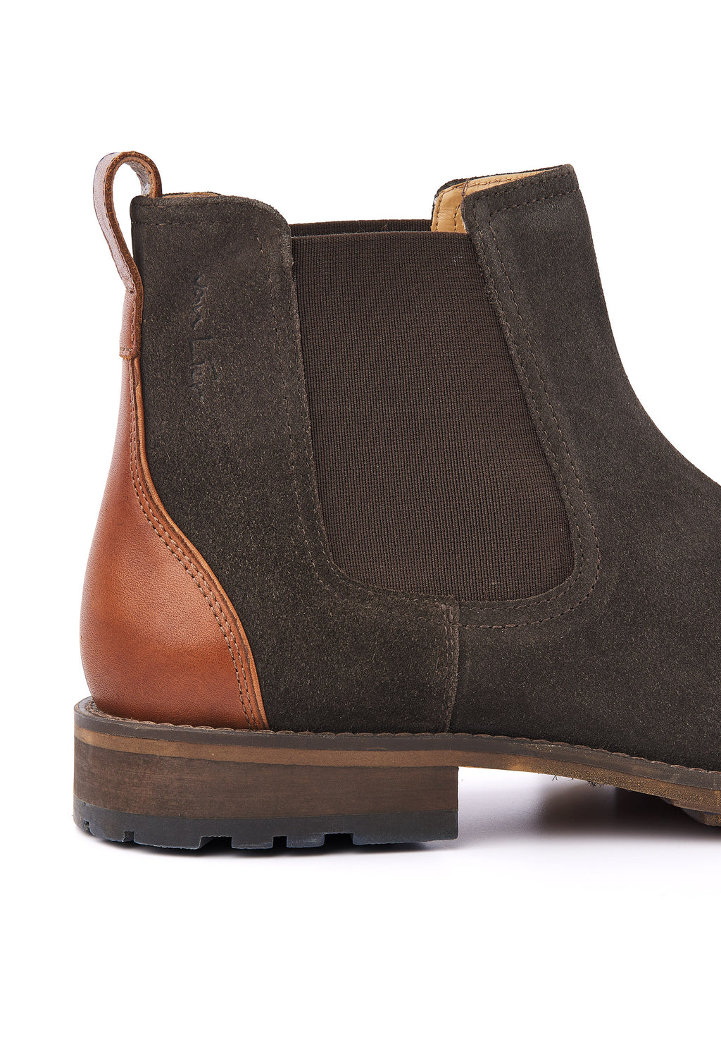 Testa di moro bruin suède Montana chelsea boot