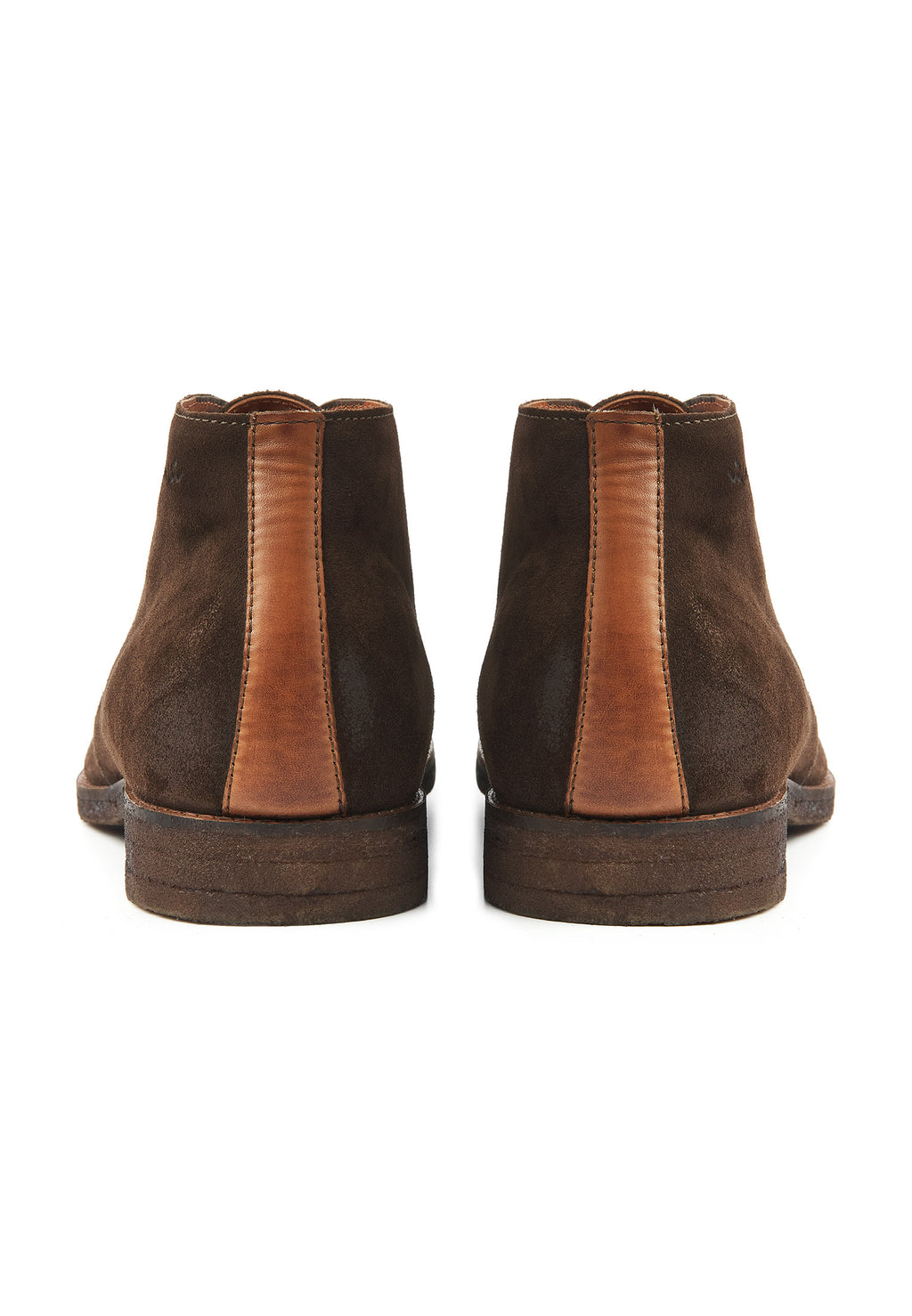 Bruin suède Chukka halfhoge veterschoen