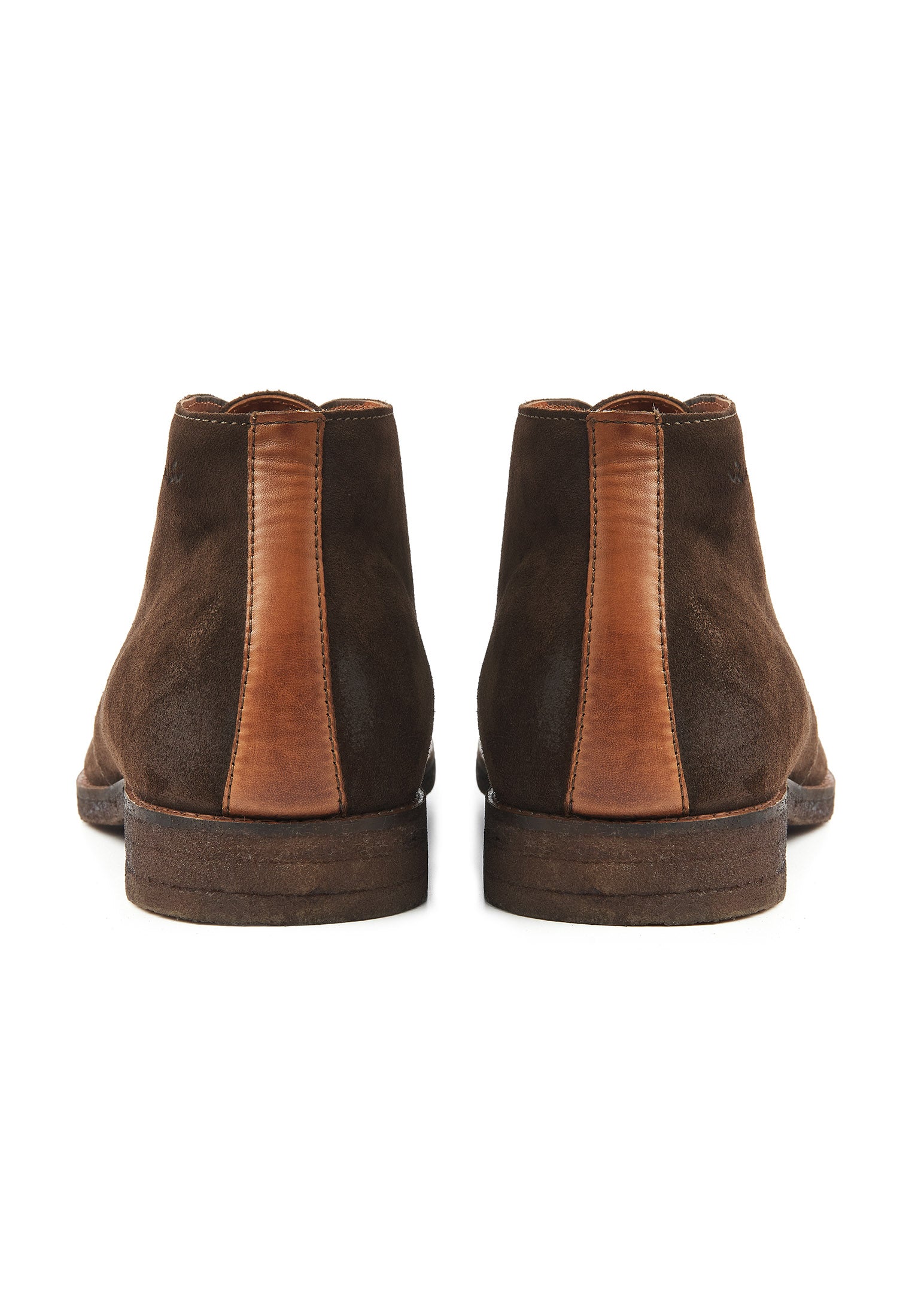 Bruin suède Chukka halfhoge veterschoen