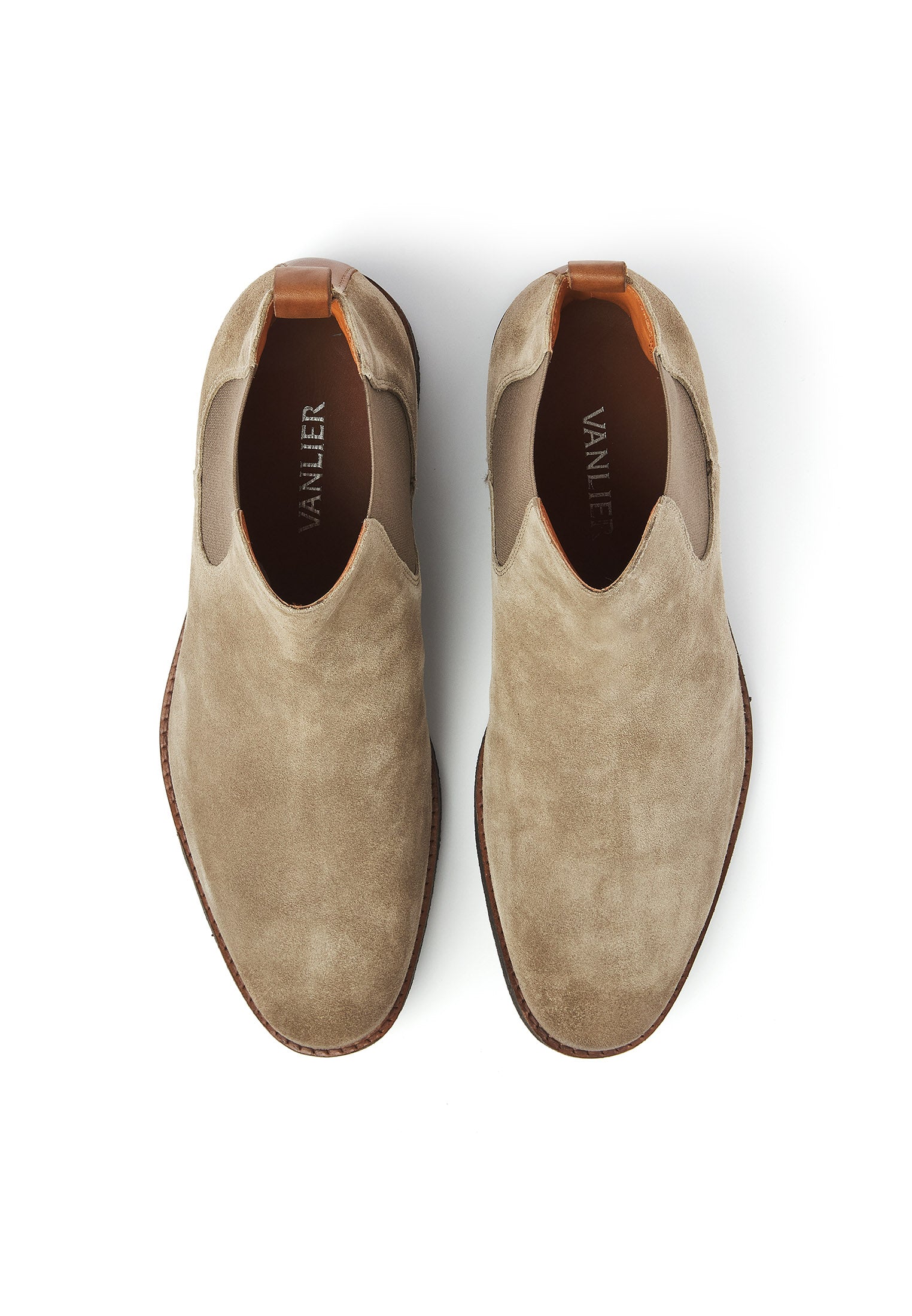 Taupe suède Chukka chelsea boot