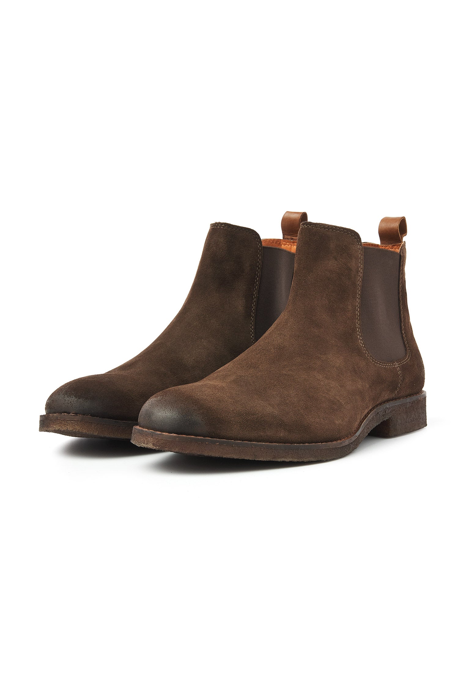 Bruin suède Chukka chelsea boot