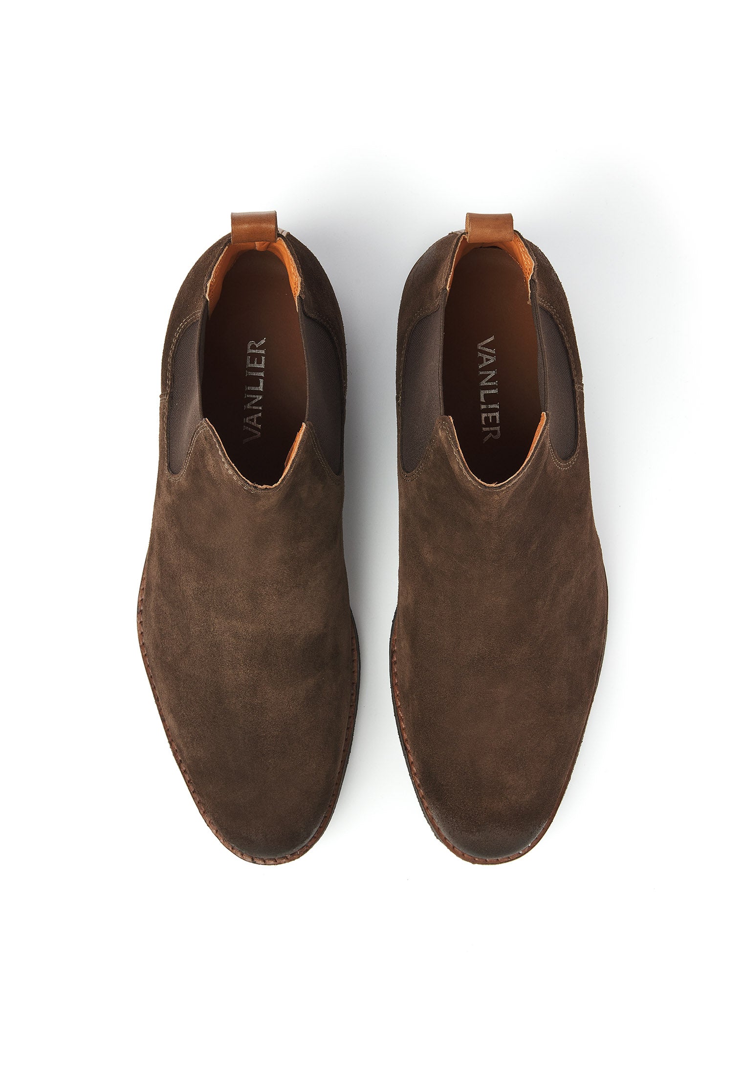 Bruin suède Chukka chelsea boot