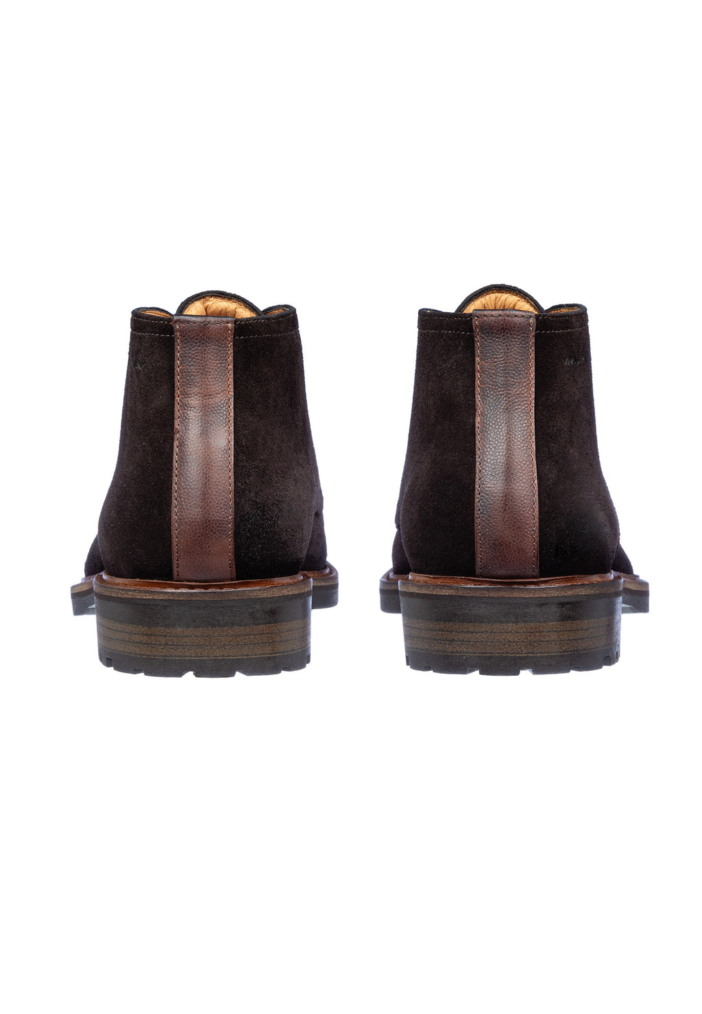 Testa moro bruin suède Rigi halfhoge veterschoen
