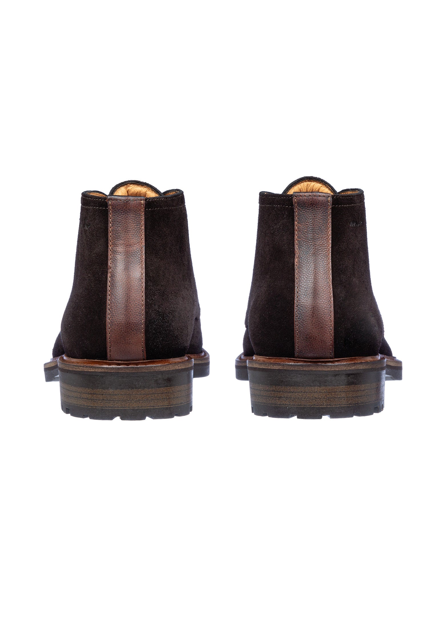 Testa moro bruin suède Rigi halfhoge veterschoen