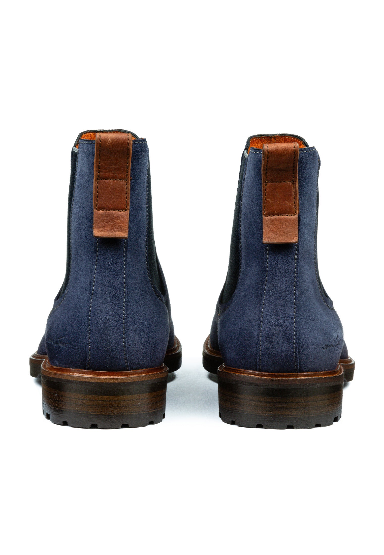 Navy blue suede Rigi Chelsea boot