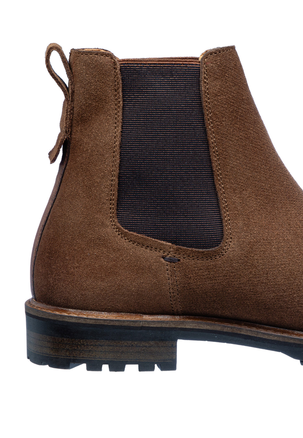 Roest cognac suède Rigi chelsea boot