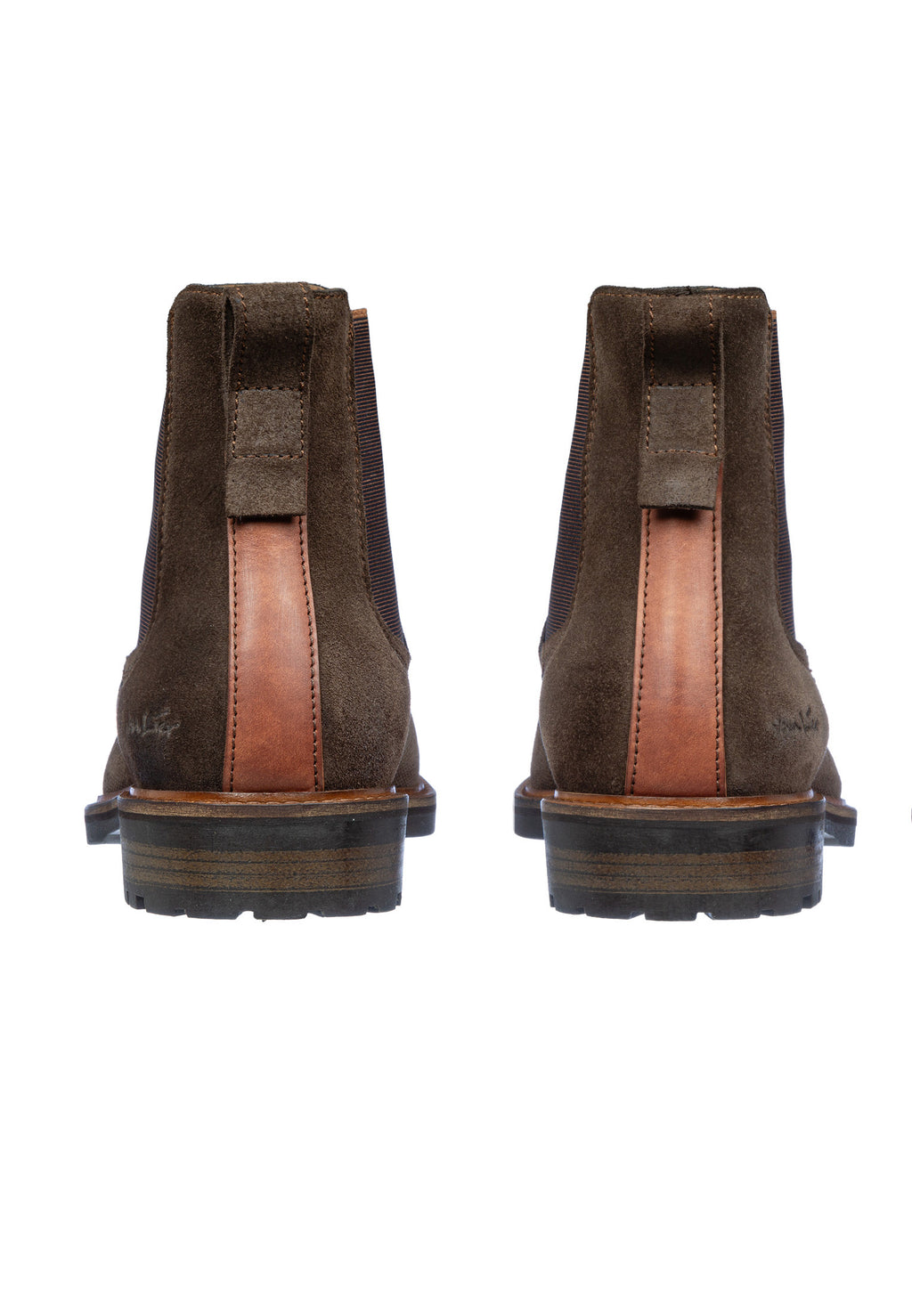 Testa di moro bruin suède Rigi Chelsea boot