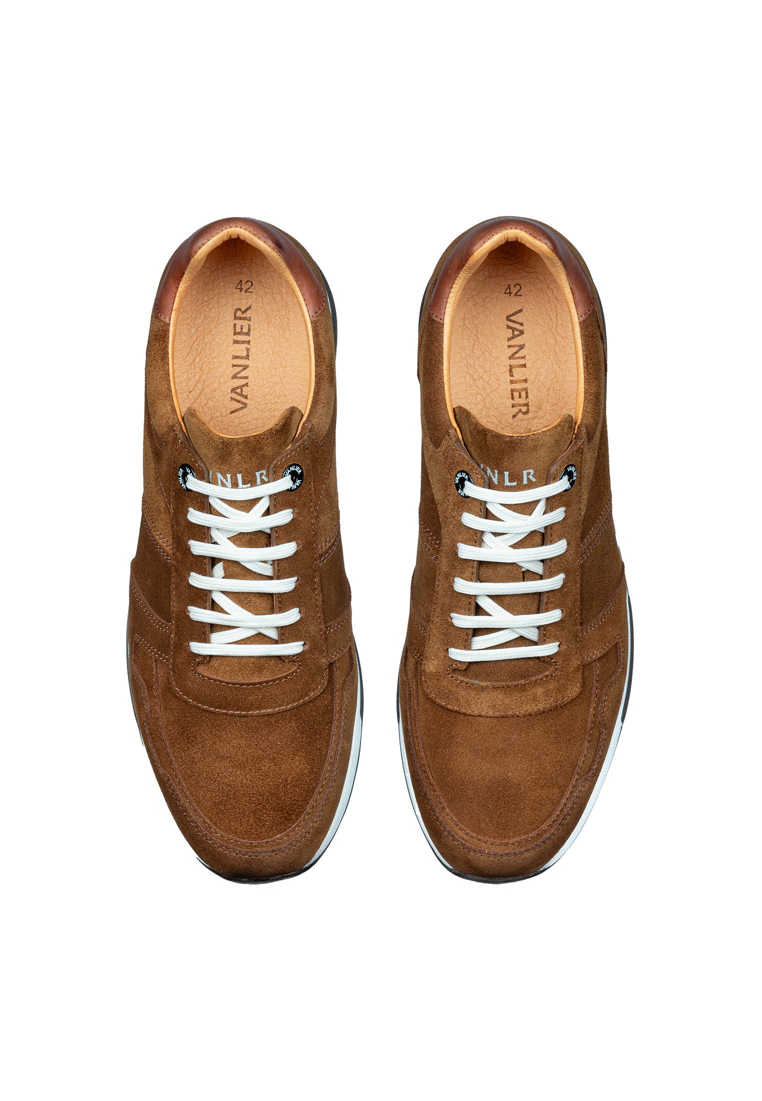 Cognac suede Positano sneaker