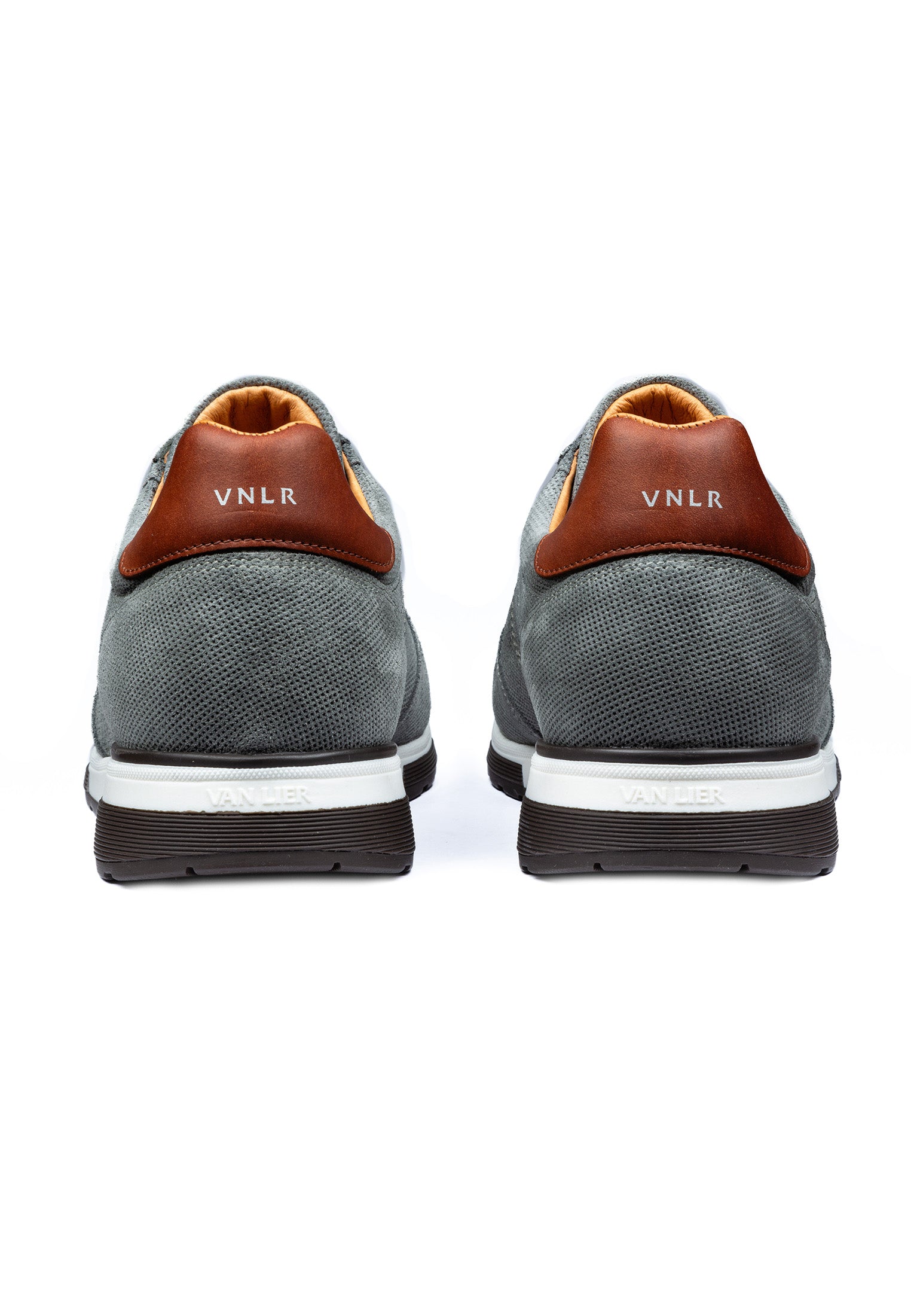 Grijs blauw suède Positano sneaker