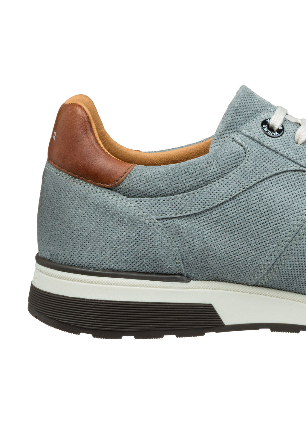 Grijs blauw suède Positano sneaker