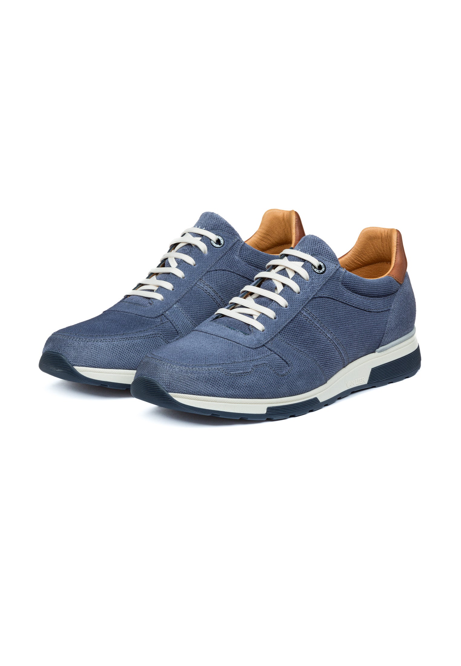 Metal blauw suède Positano sneaker