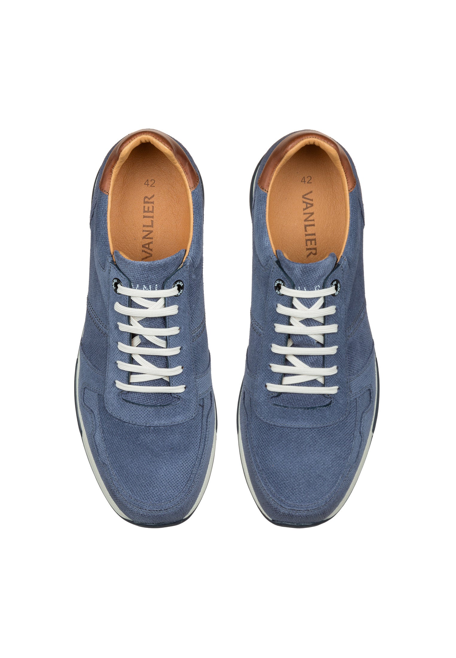 Metal blauw suède Positano sneaker