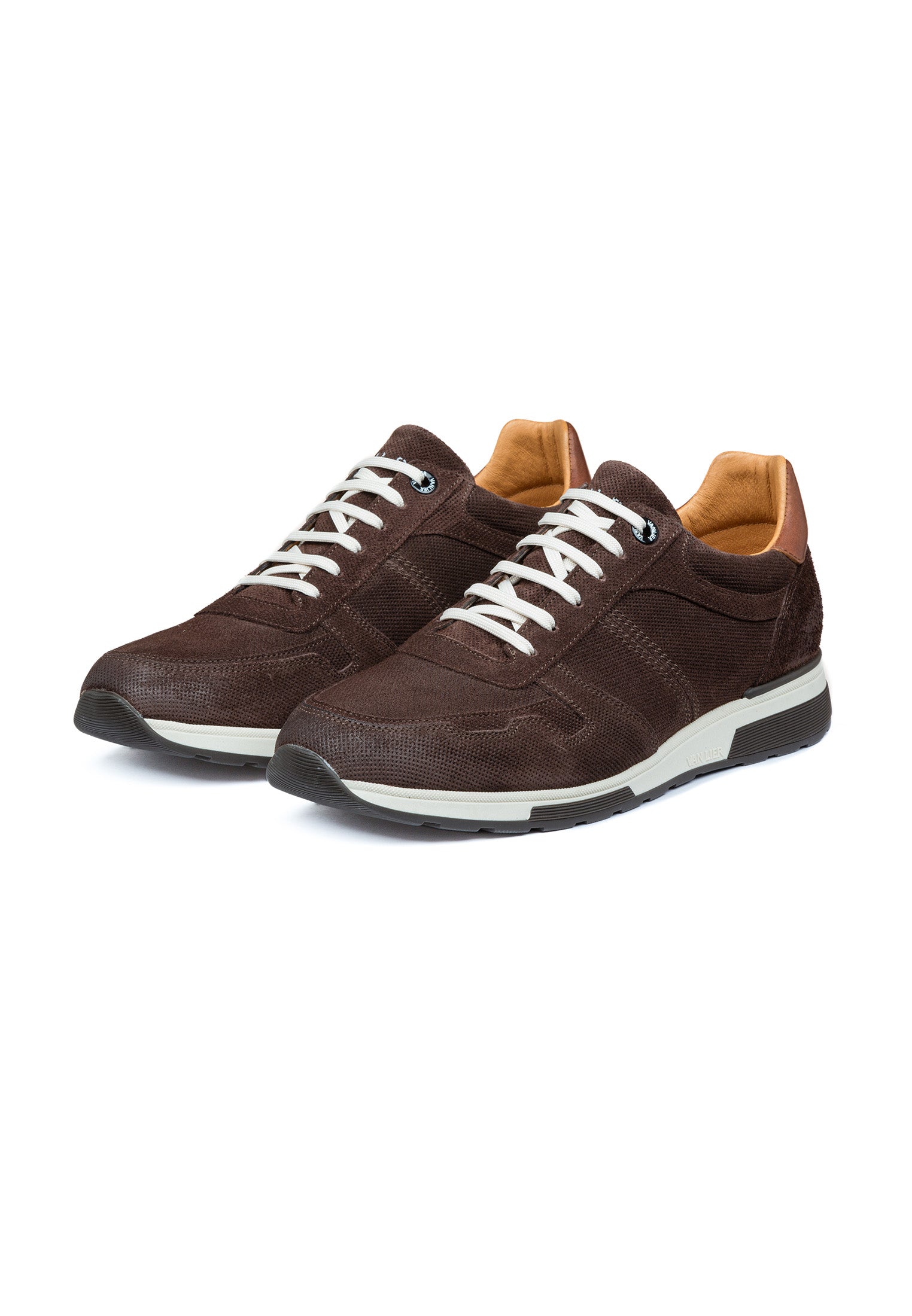Testa di Moro bruin suede Positano sneaker