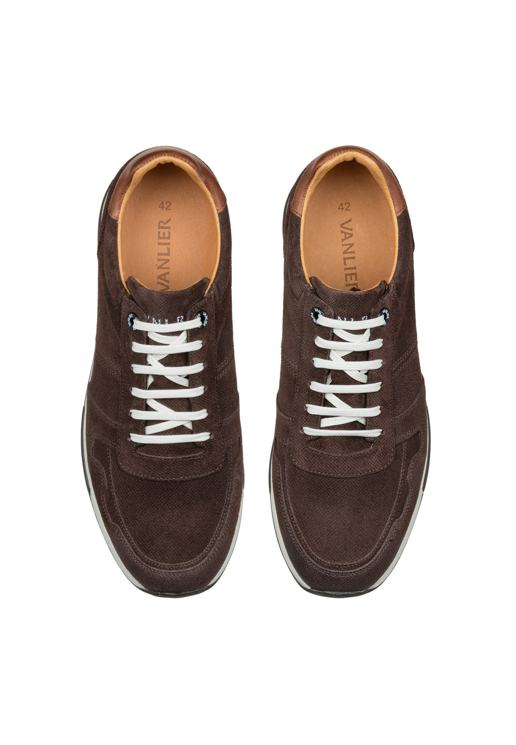 Testa di Moro bruin suede Positano sneaker