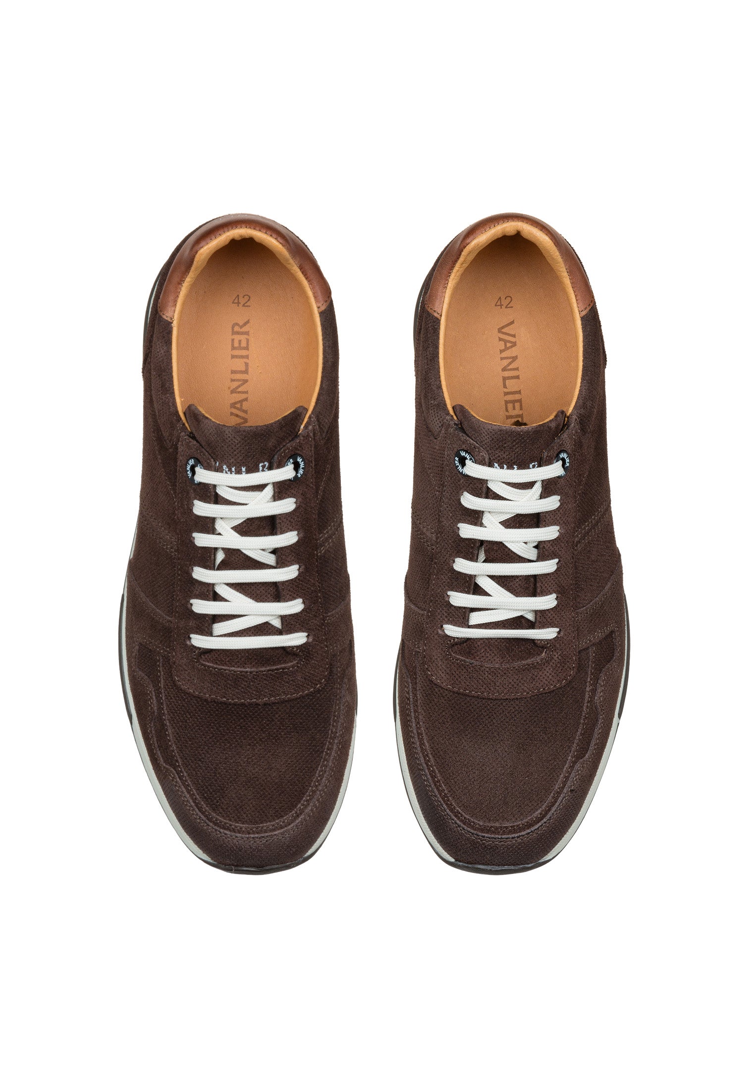 Testa di Moro bruin suede Positano sneaker
