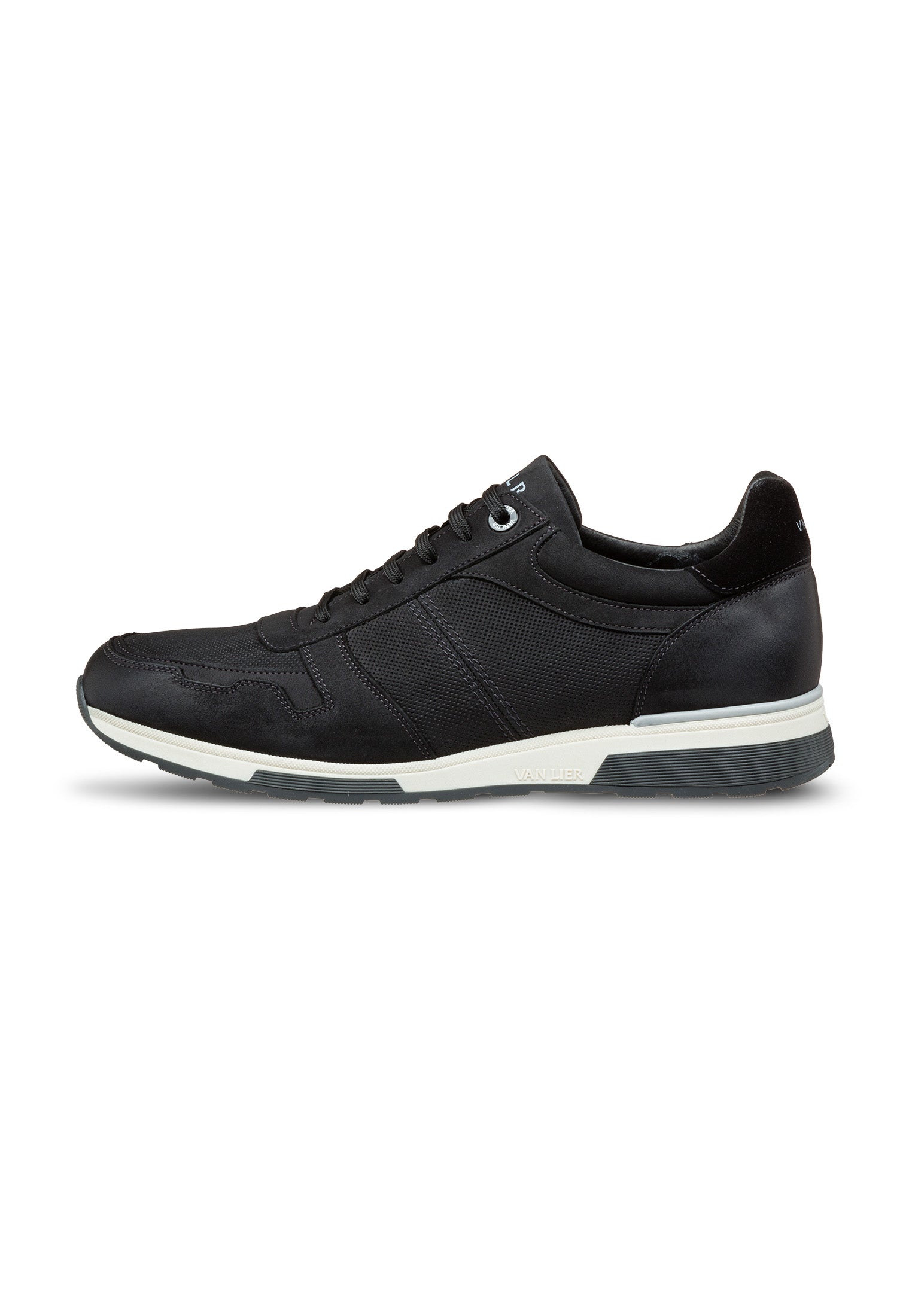 Zwart nubuck Positano sneaker