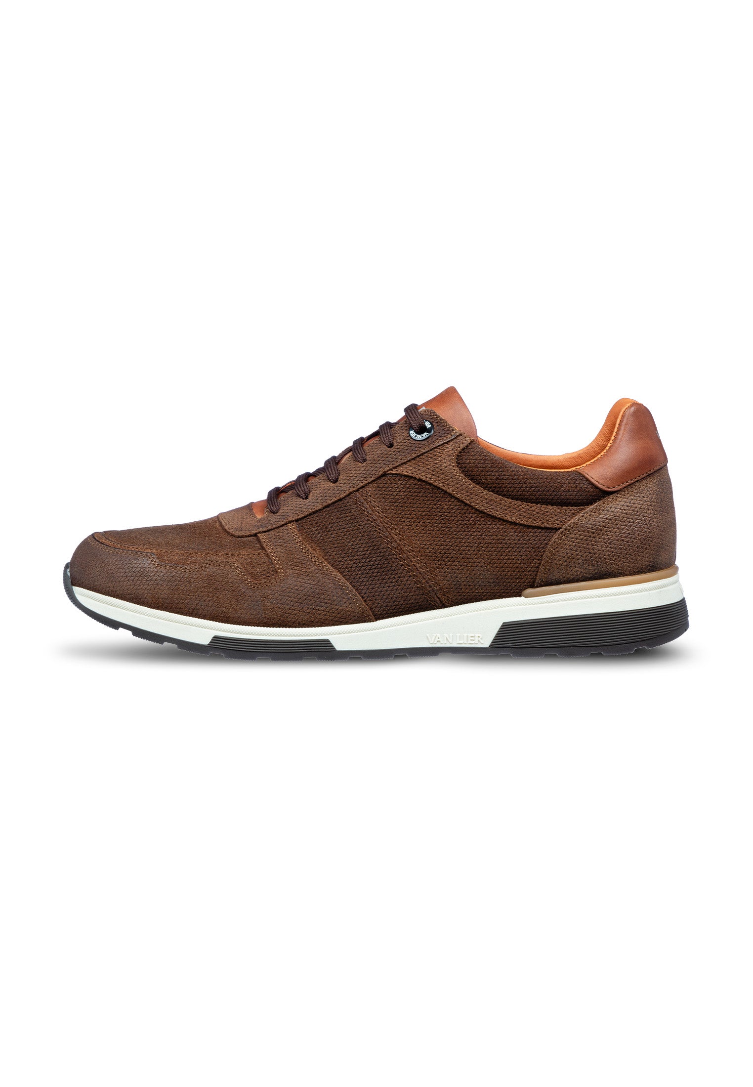 Cognac suede Positano sneaker