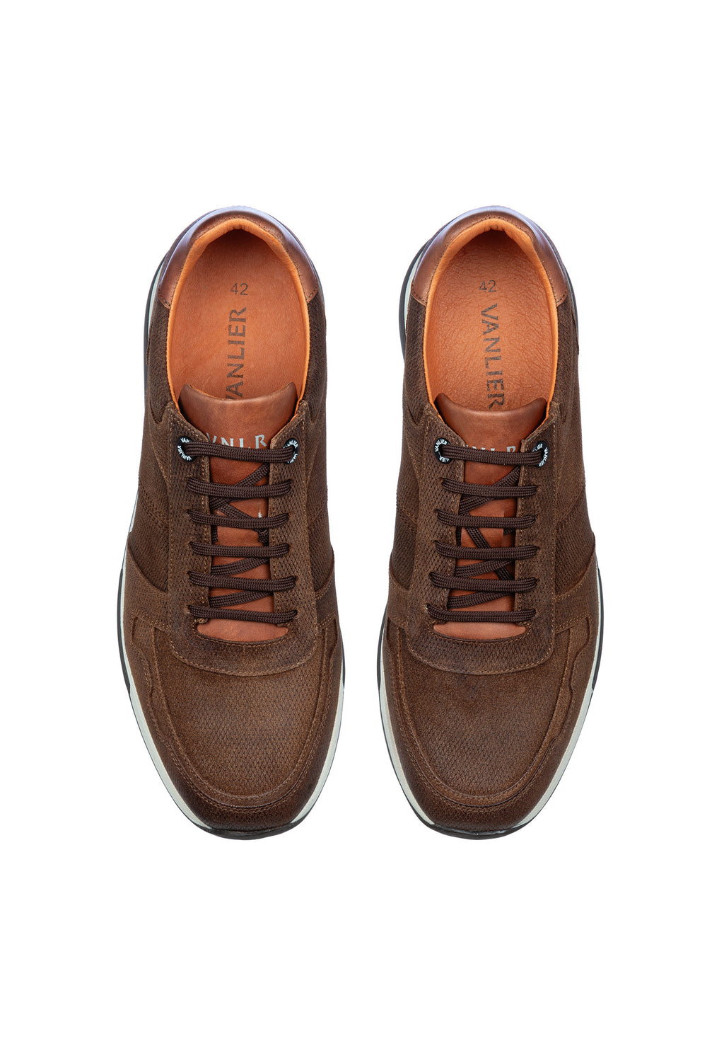 Cognac suede Positano sneaker