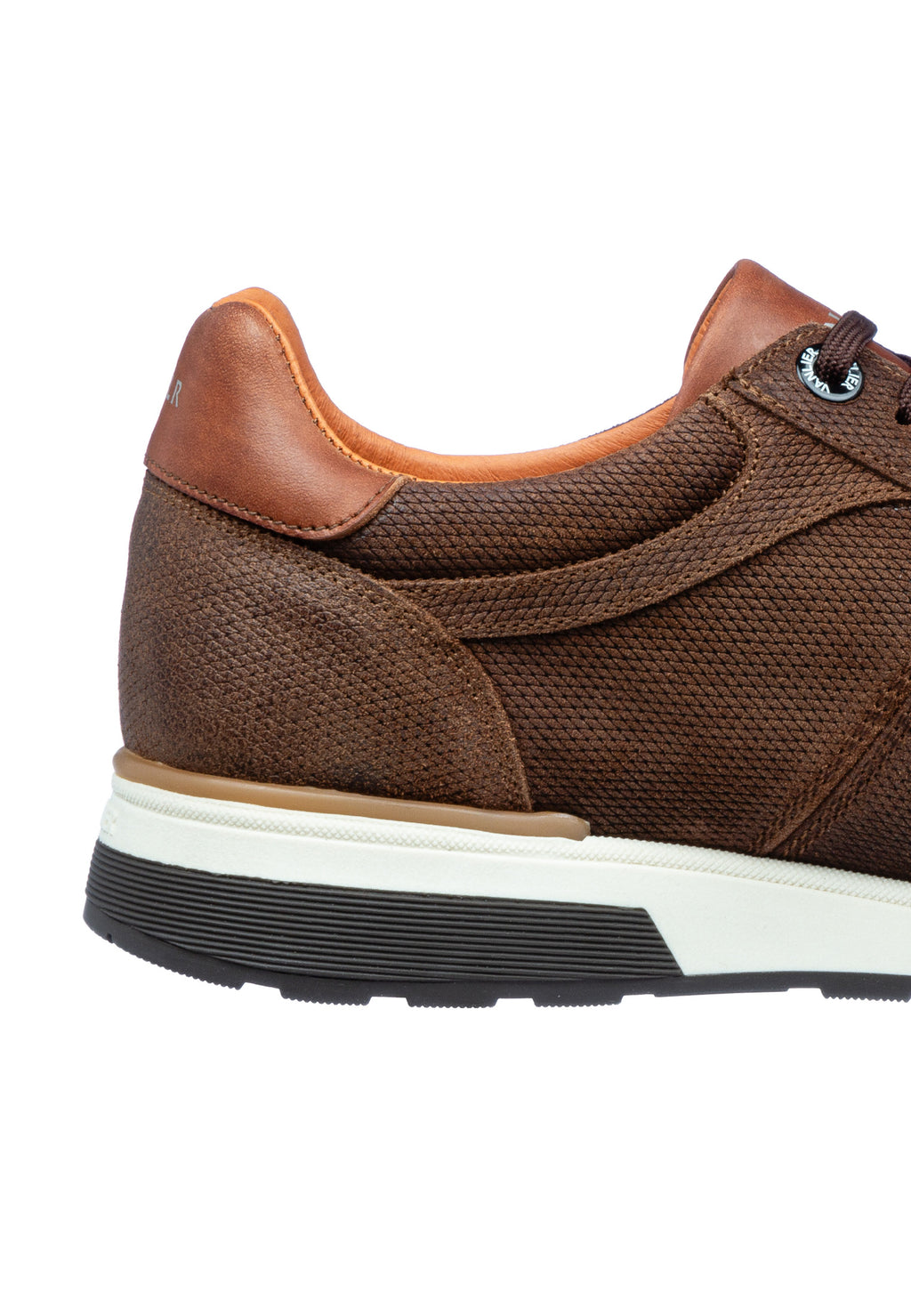Cognac suede Positano sneaker