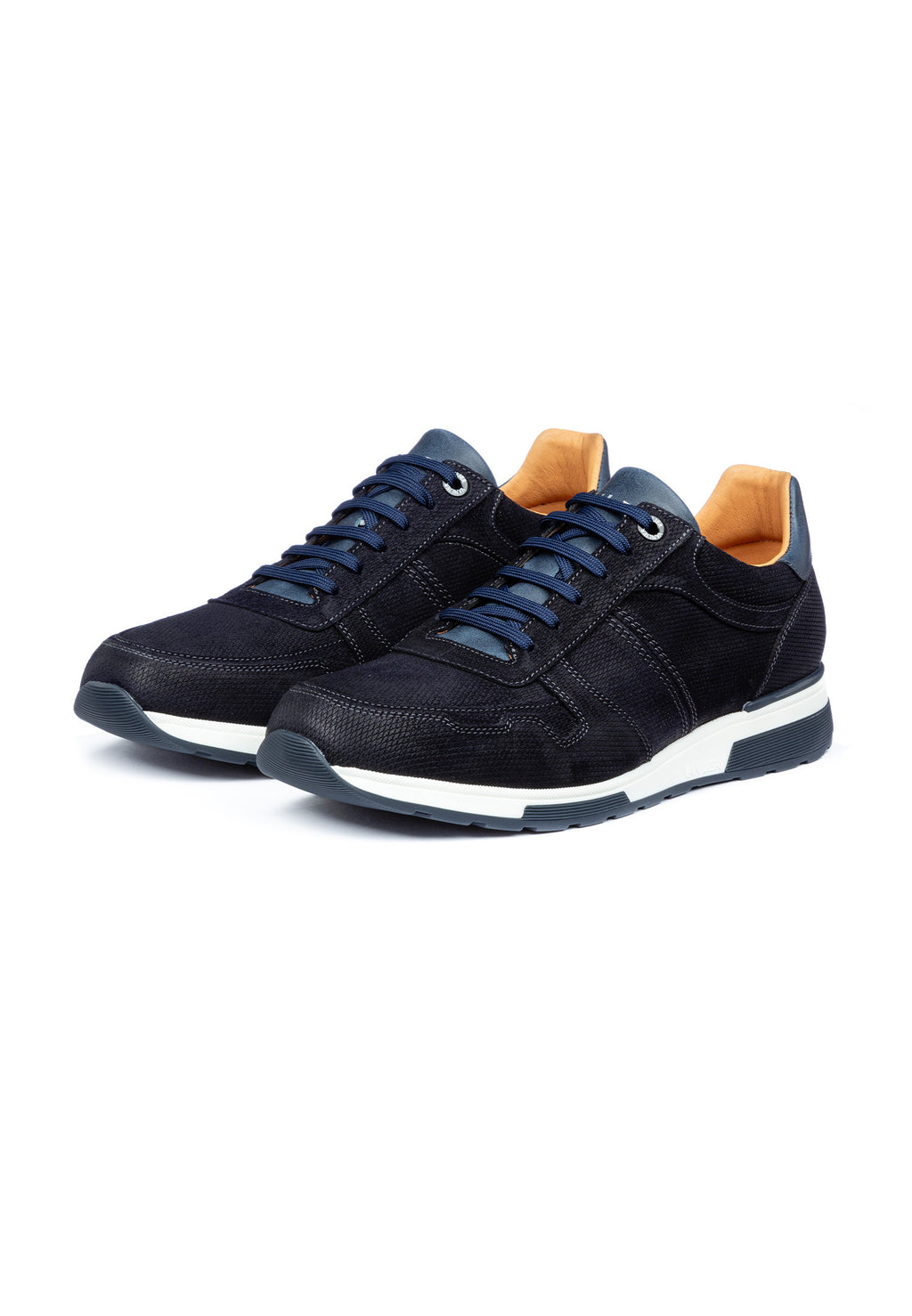 Navy suede Positano sneaker