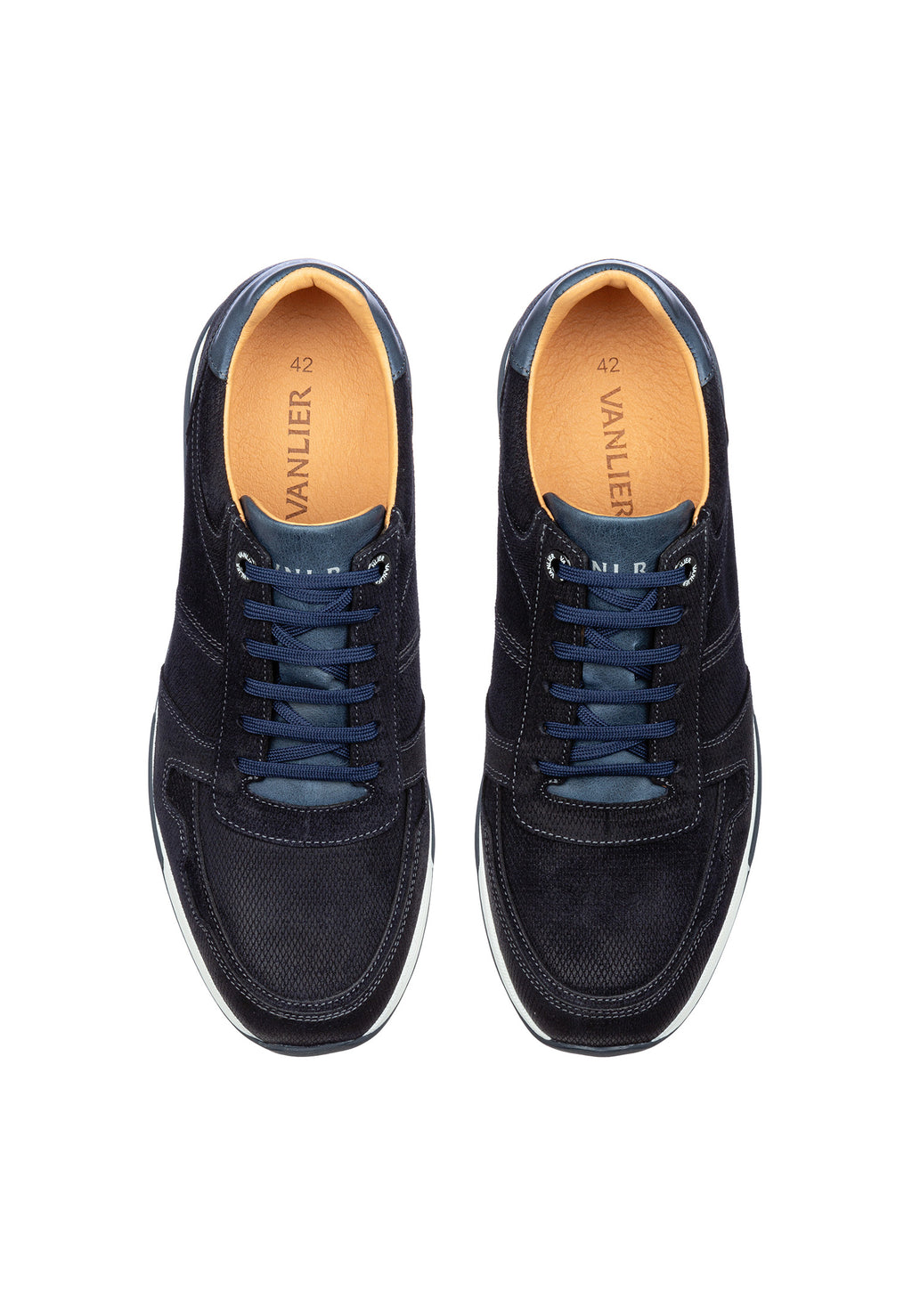 Navy suede Positano sneaker