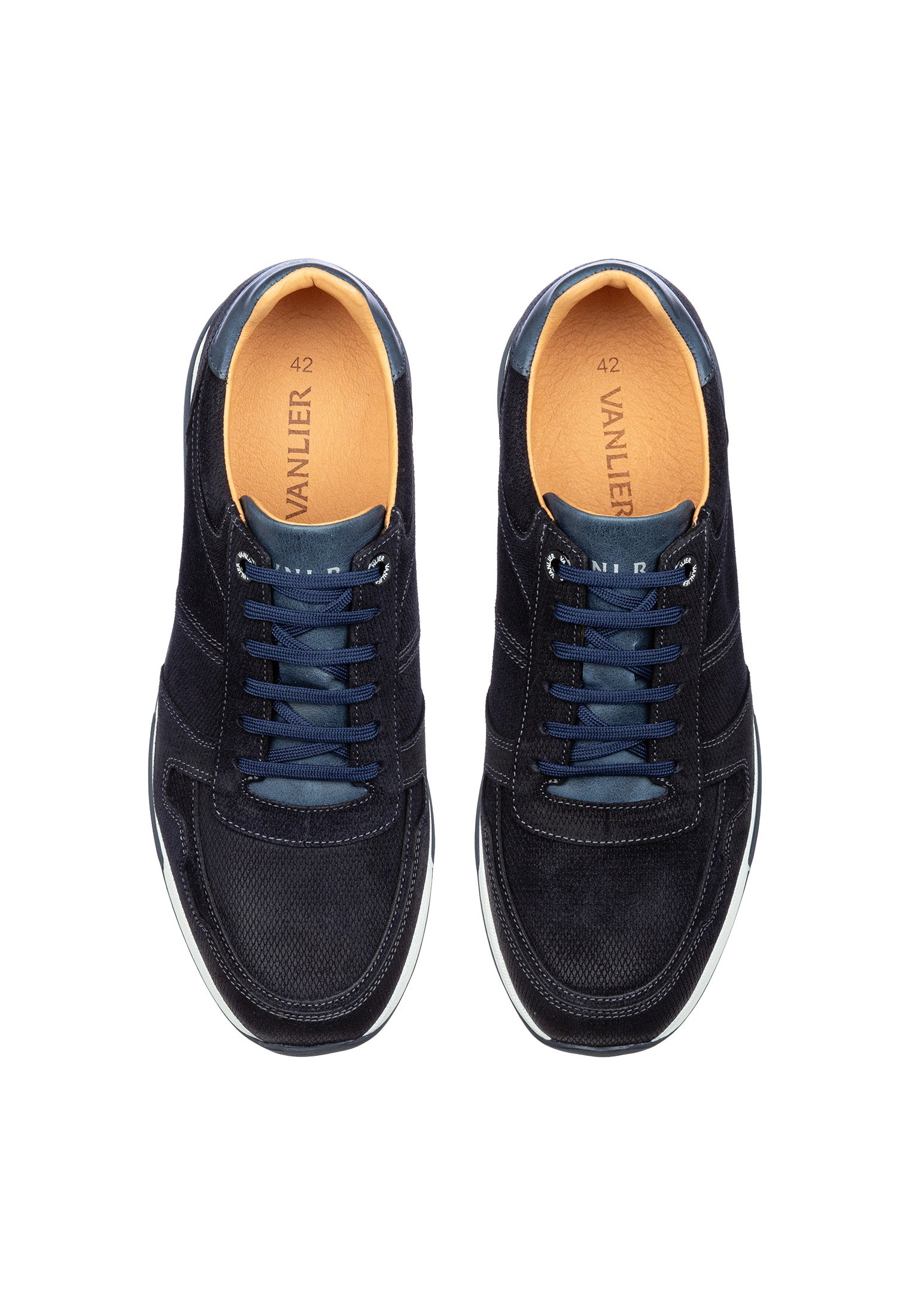 Navy suede Positano sneaker